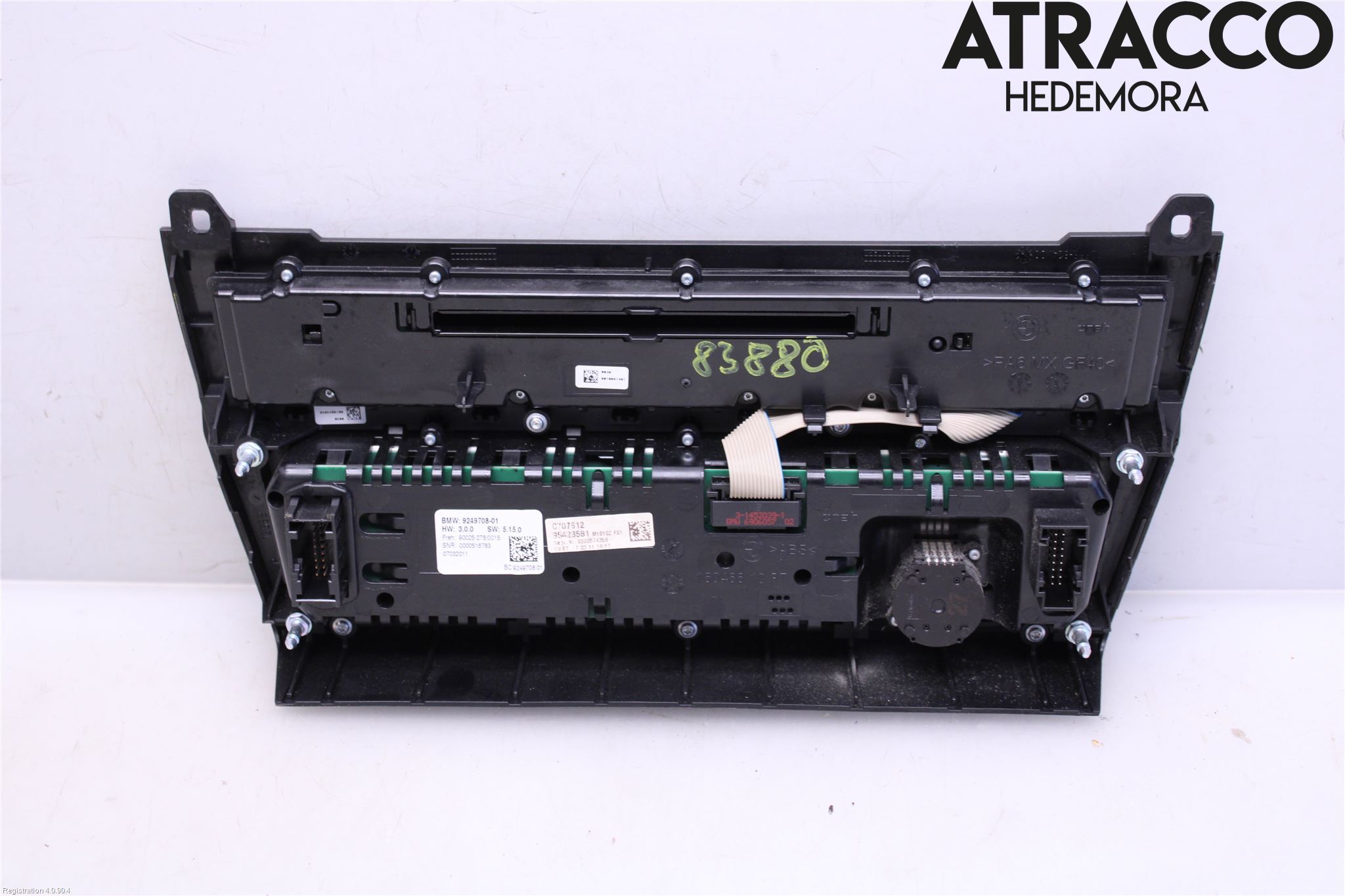 BMW 5 F10/F11/F18 09-17 Varme Ac Betjening-Display