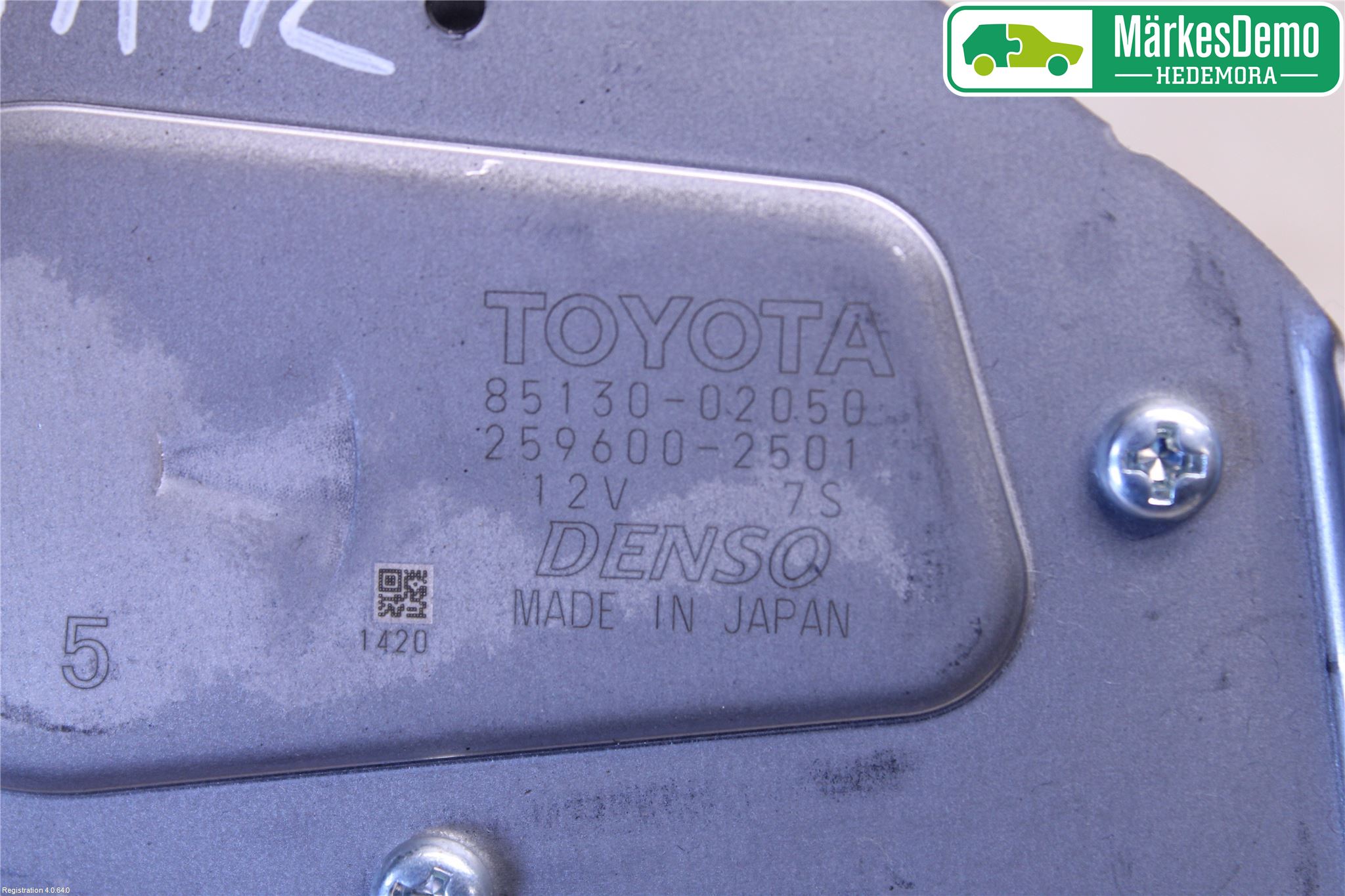 Toyota AURIS 13-19 Viskermotor Bakluke