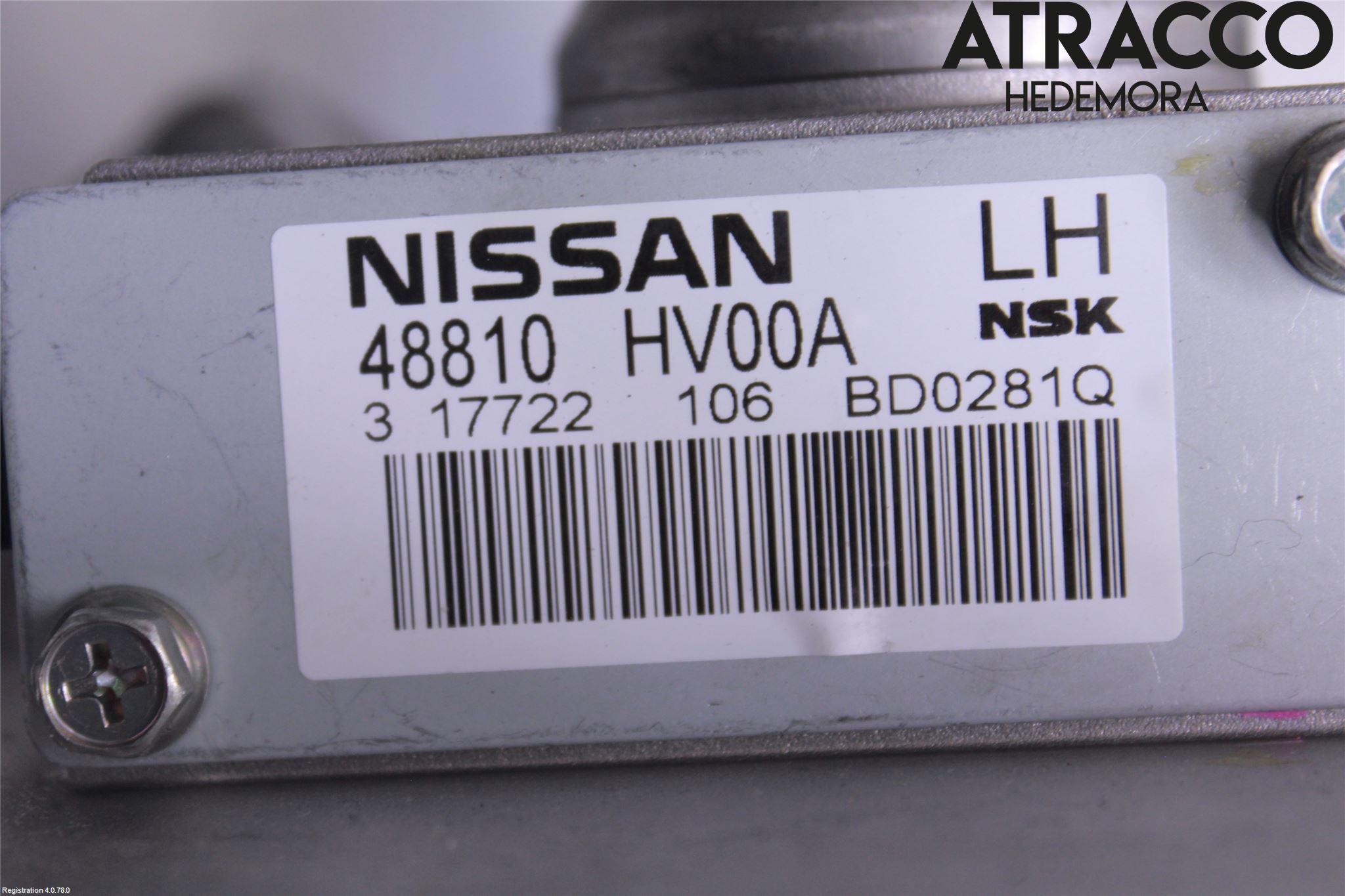 Nissan QASHQAI 17-21 Rattakselaggregat Innebygd Servo