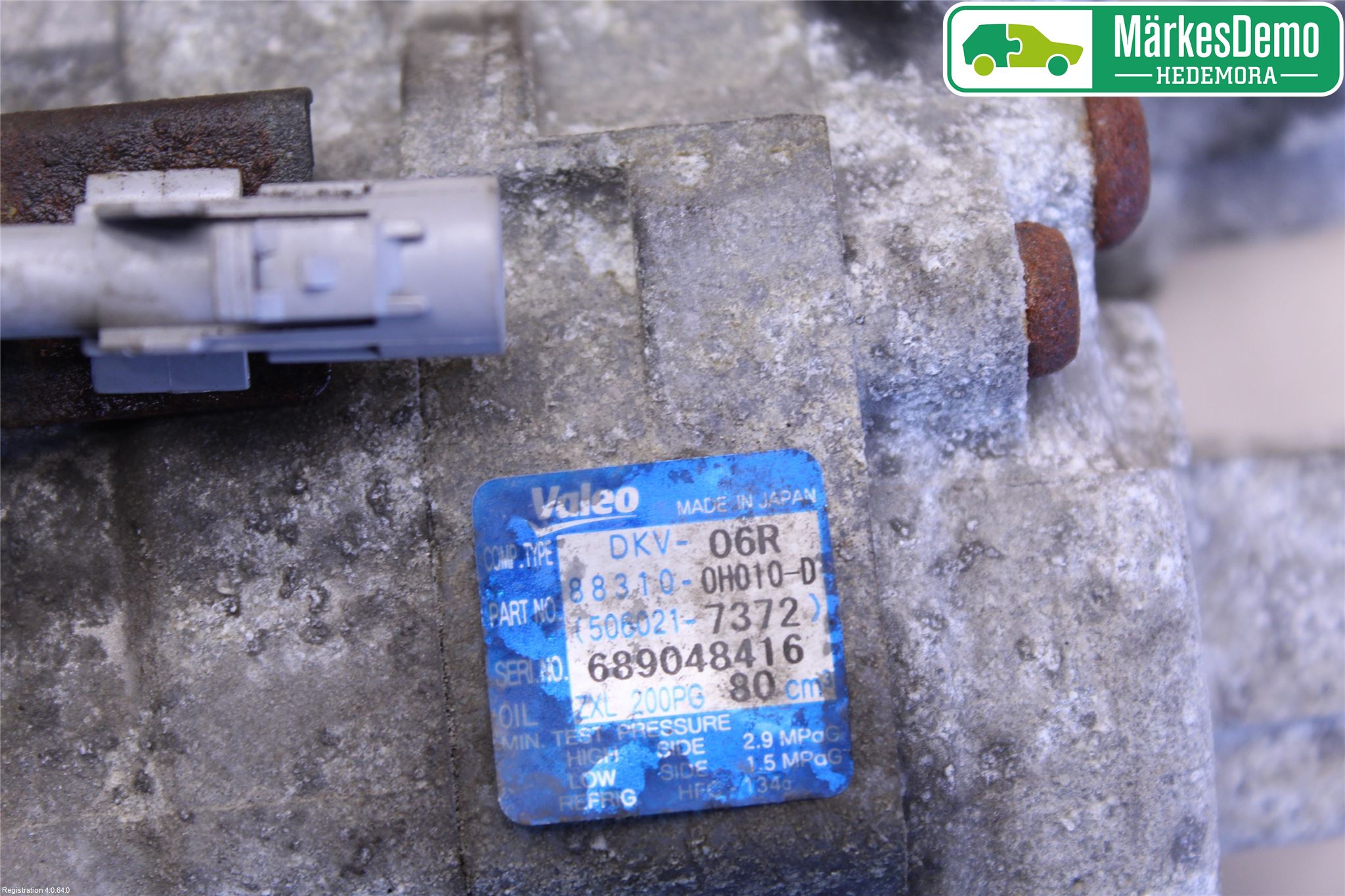 Citroen C1 06-13 Varme Ac Kompressor
