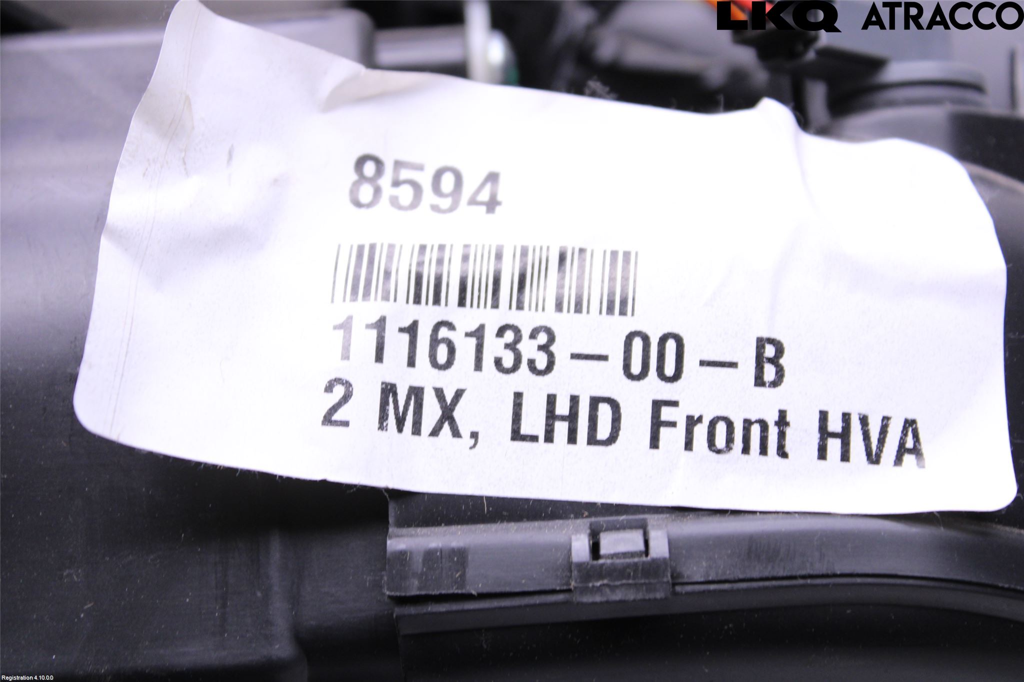 Tesla MODEL X 16- Varmeapparat Register Komplett