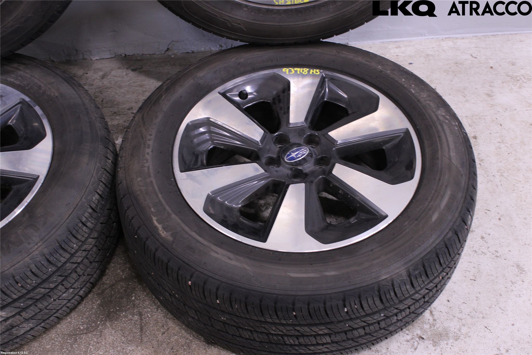 Subaru FORESTER SJ 13-18 Dekk Sommer På Alu Felg 4Stk