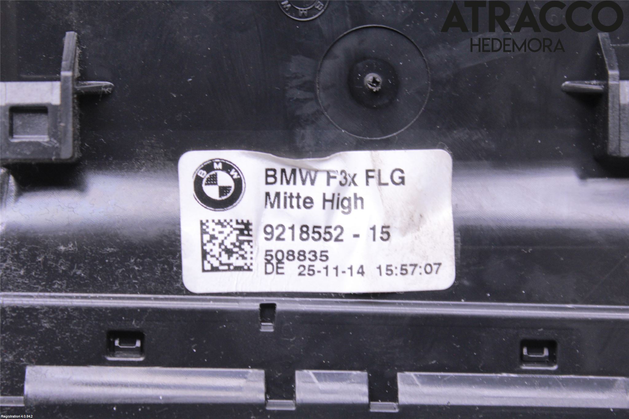 BMW 3 F30/F31/F80 12-19 Dashbord Kanal - Dyse
