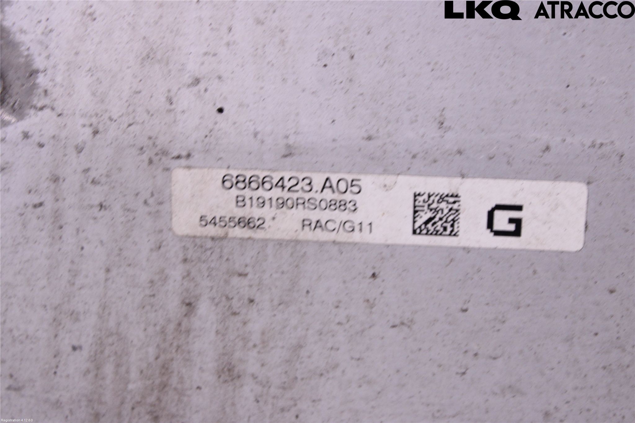 BMW 5 G30/G31/F90 17-23 Bakaksel Feste Travers-Ramme