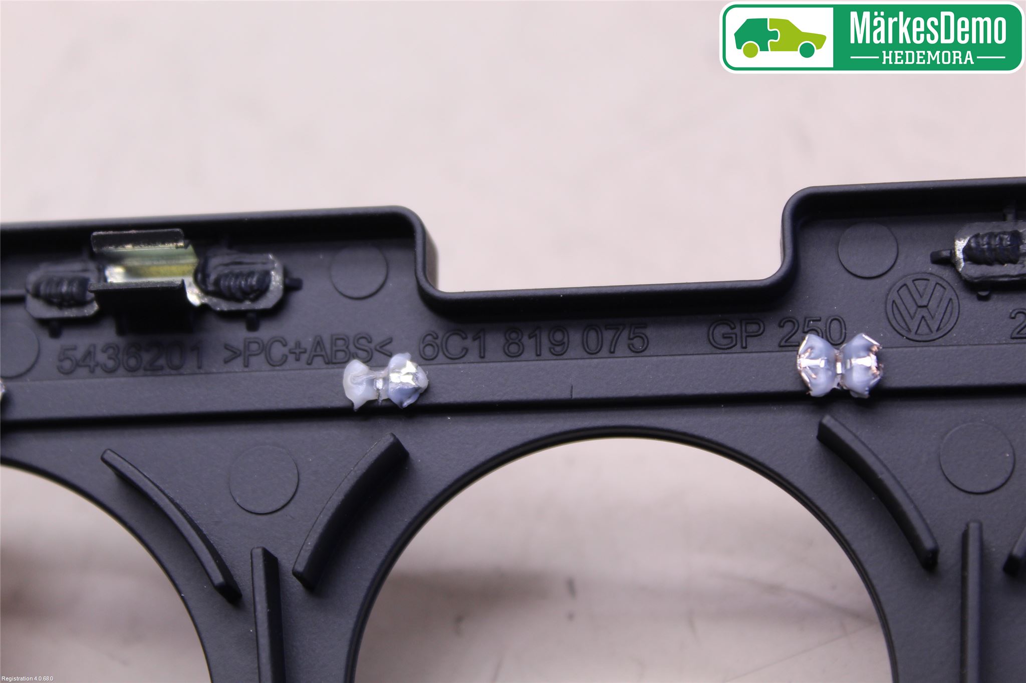 Volkswagen VW POLO 10-17 Innr Dekor Instrbord