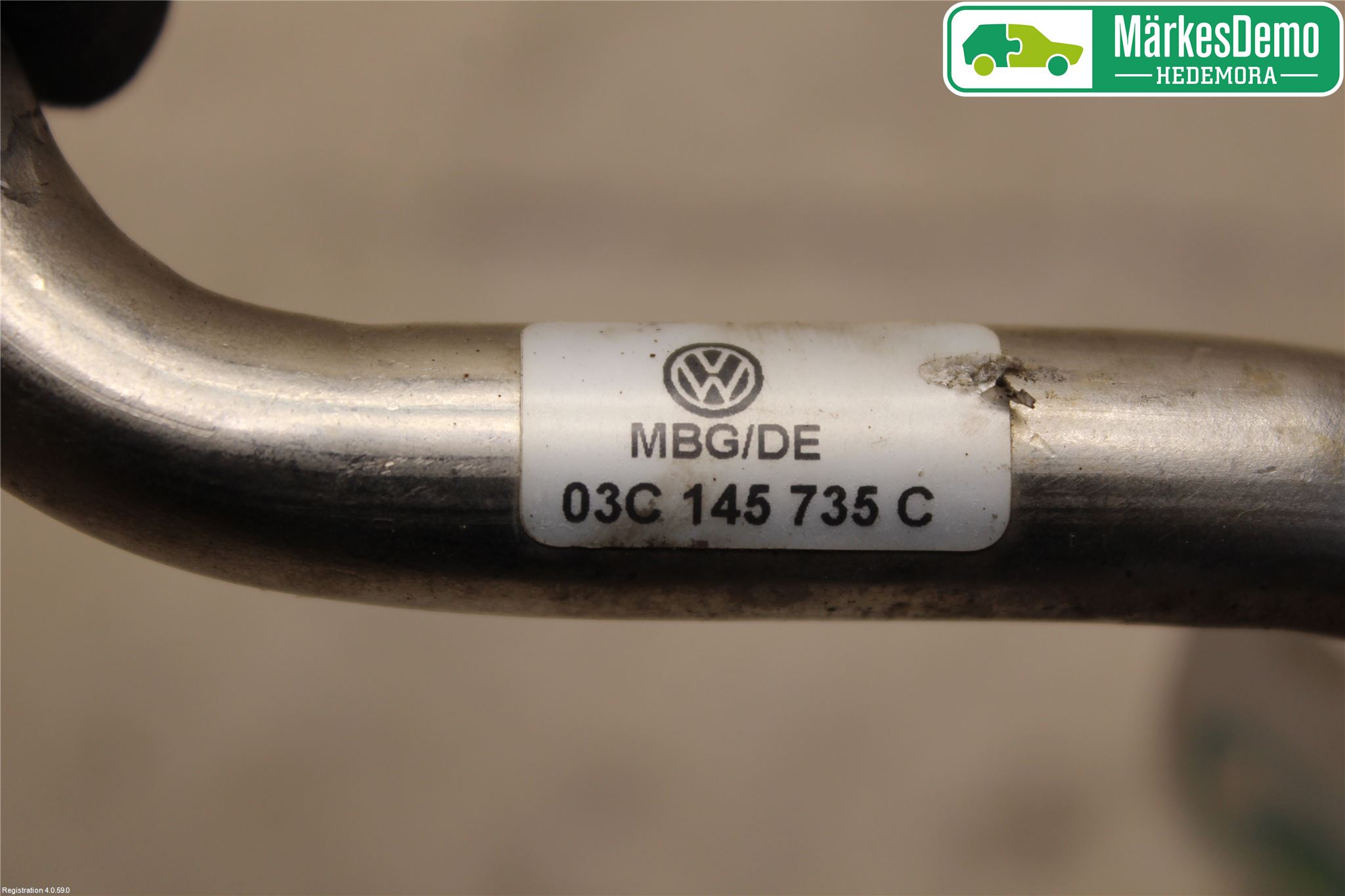 Volkswagen VW JETTA VI 11- Turbo Oljerør