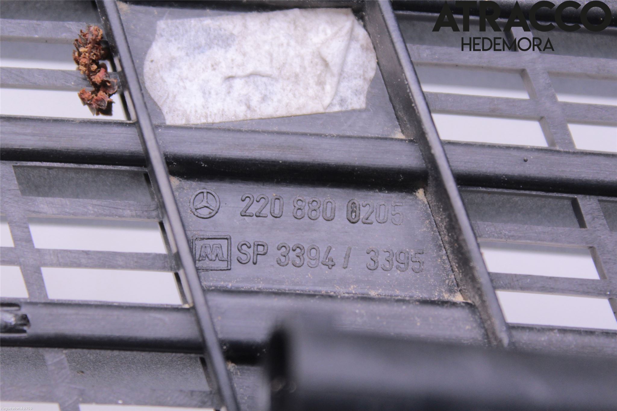 Mercedes-Benz MB S-KLASS (W220)  99-05 Panser Luftinntak Oppå