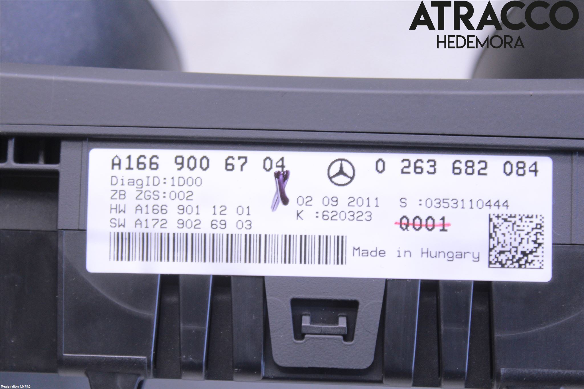Mercedes-Benz MB GL/GLS-KLASS (X166) 12-19 Instr Kombinert
