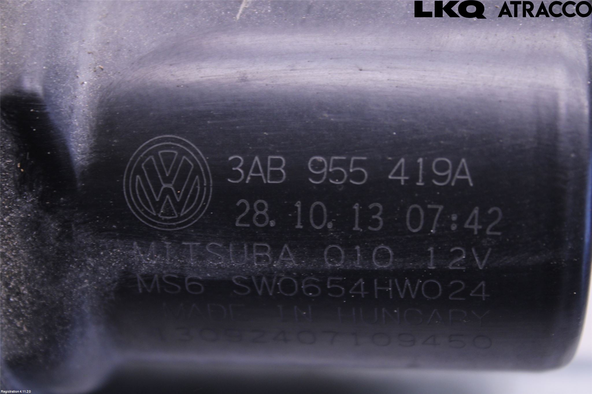 Volkswagen VW PASSAT 11-14 Viskermotor Frontrute