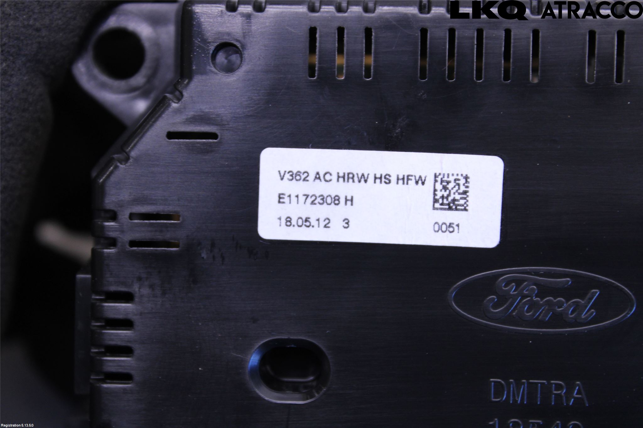Ford TRANSIT SKÅP/BUSS 14-22 Varme Ac Betjening-Display