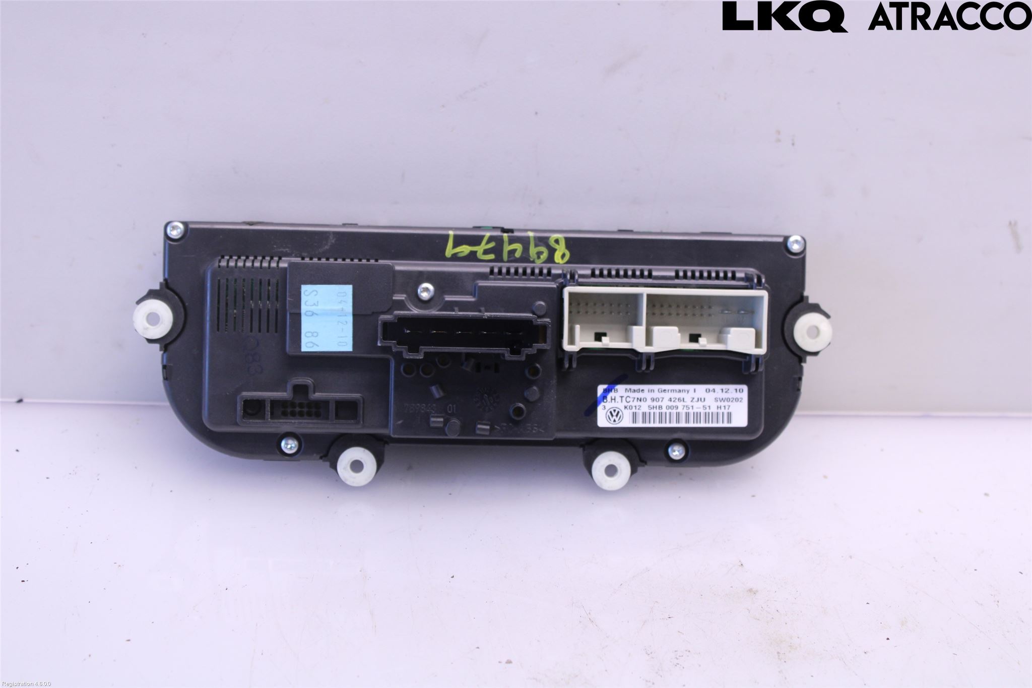 Volkswagen VW CADDY 11-15 Varme Ac Betjening-Display
