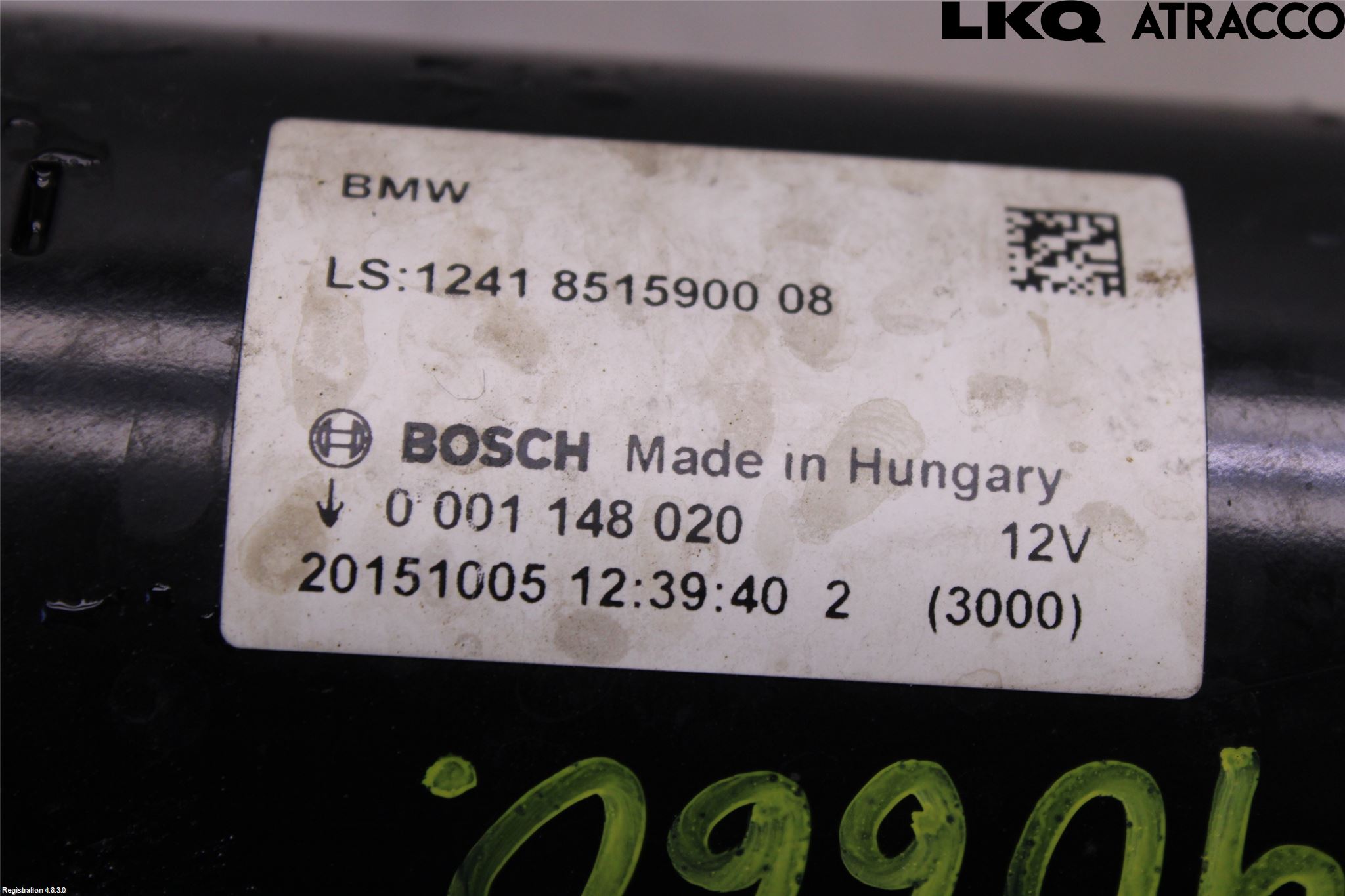 BMW X6 F16 14-19 Startmotor Diesel