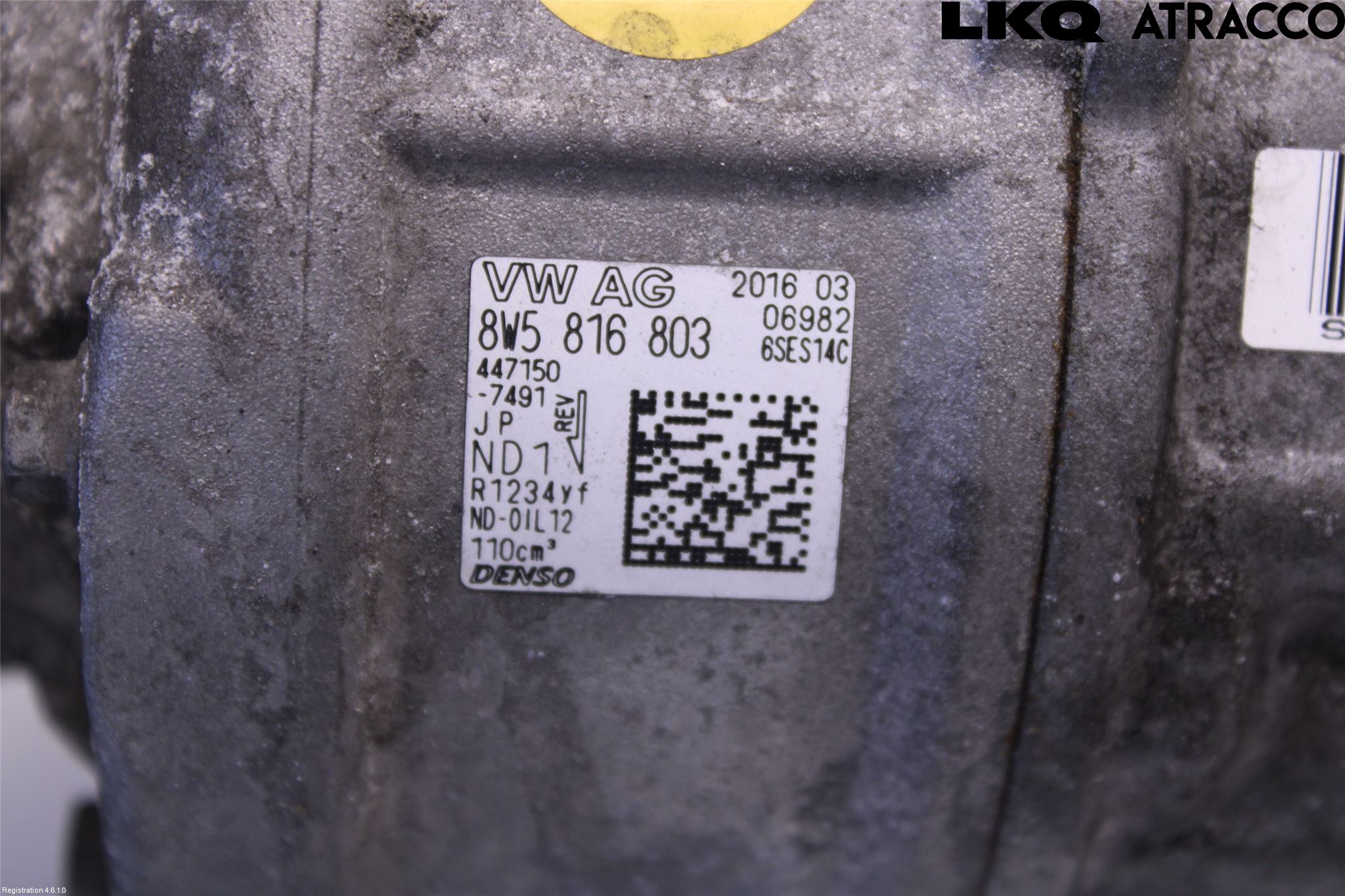 Audi A4/S4 B9 16-19 Varme Ac Kompressor