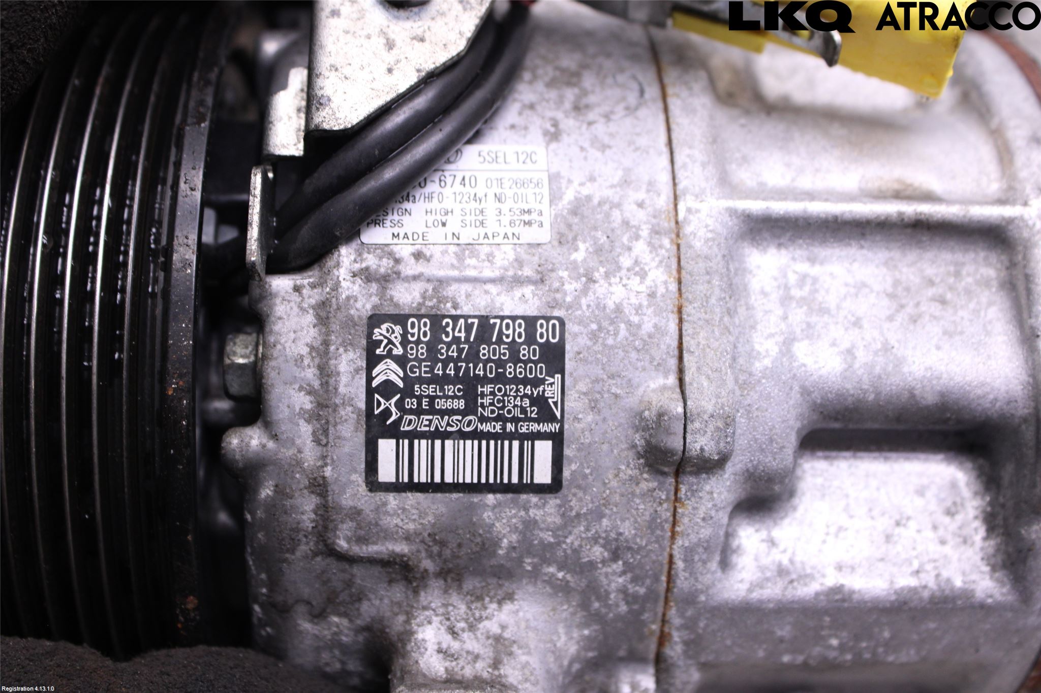 Peugeot 2008/E-2008 20- Varme Ac Kompressor