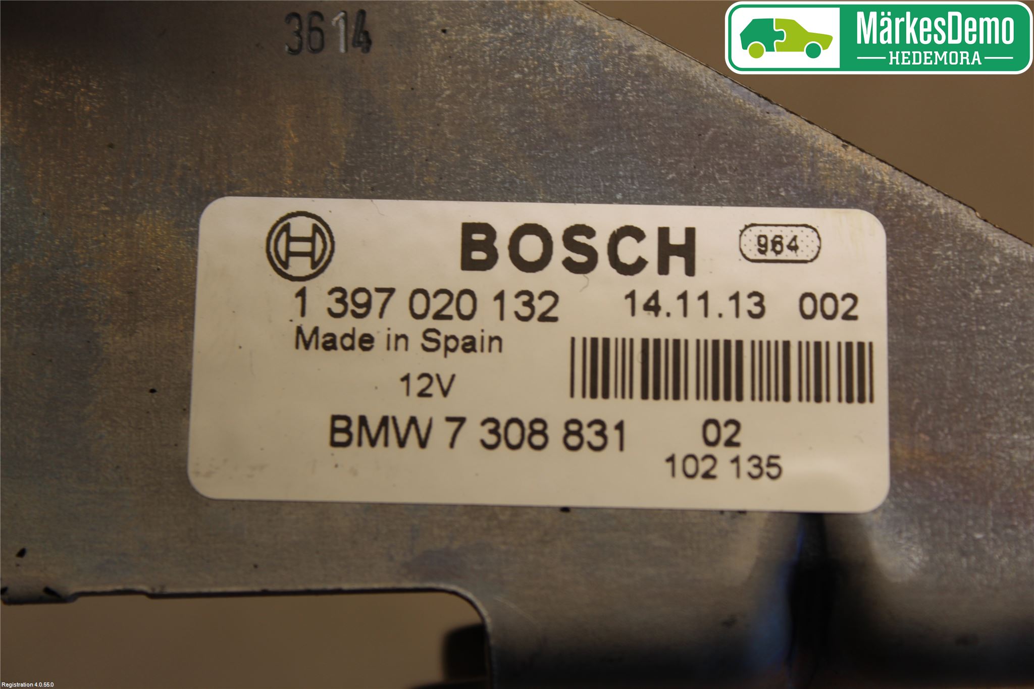 BMW 5 F10/F11/F18 09-17 Sentrallåsmotor Bakluke