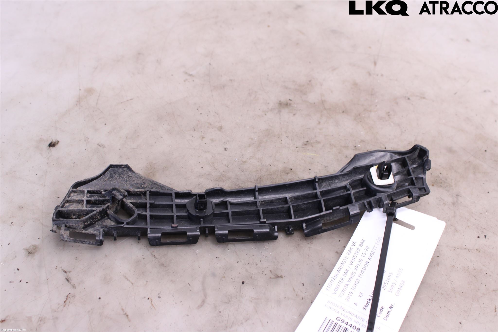 Toyota YARIS XP130 15-20 Støtfangerfeste Bak Venstre