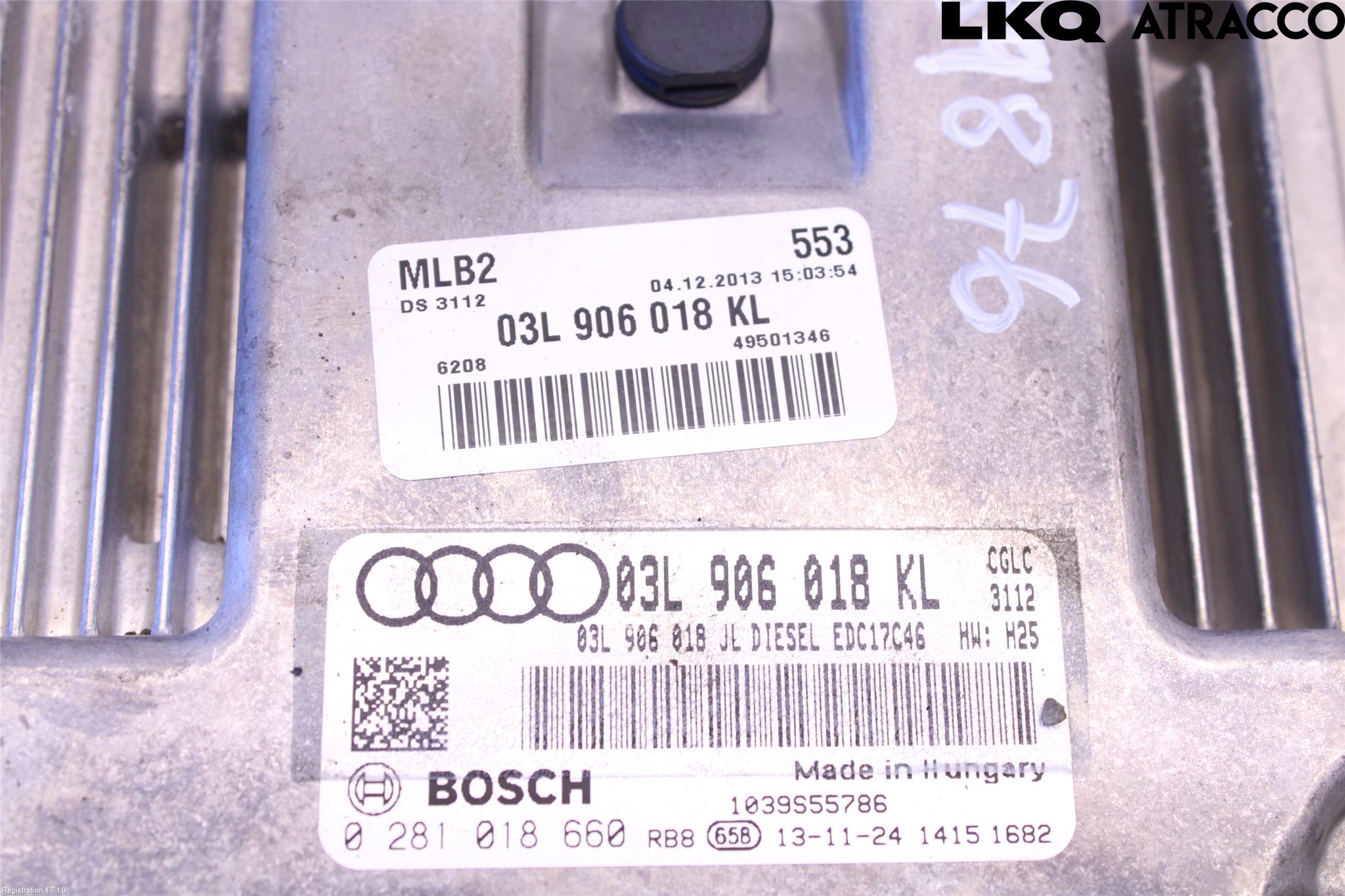 Audi A4 12-15 Styreenhet Dieselpumpe
