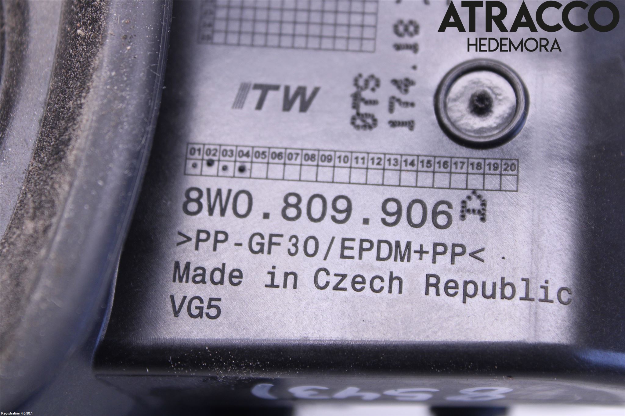 Audi A4/S4 B9 16-19 Drivstoff Tankluke