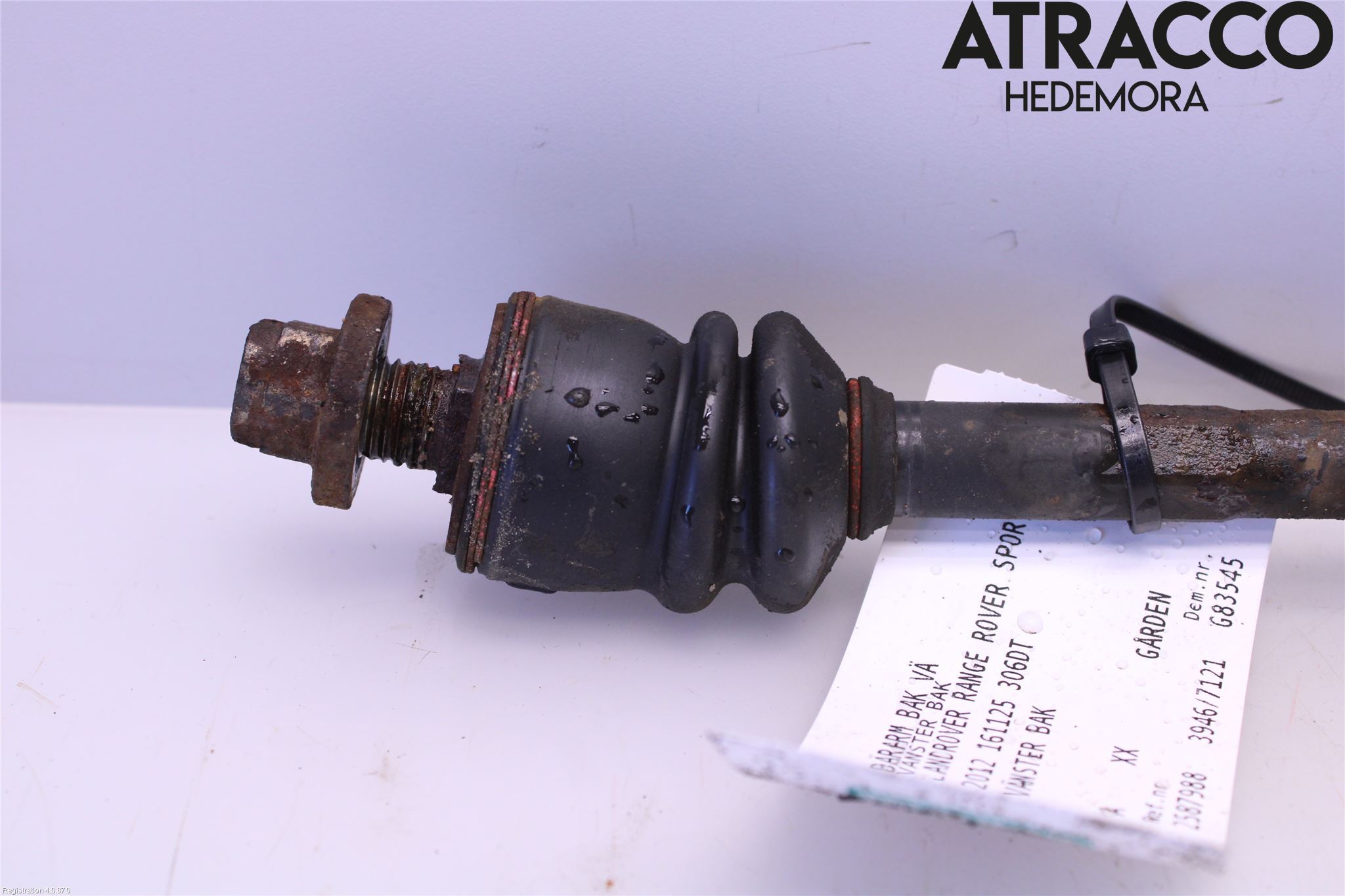 Landrover RANGE ROVER SPORT (L320) 10-13 Bærearm Bak Venstre