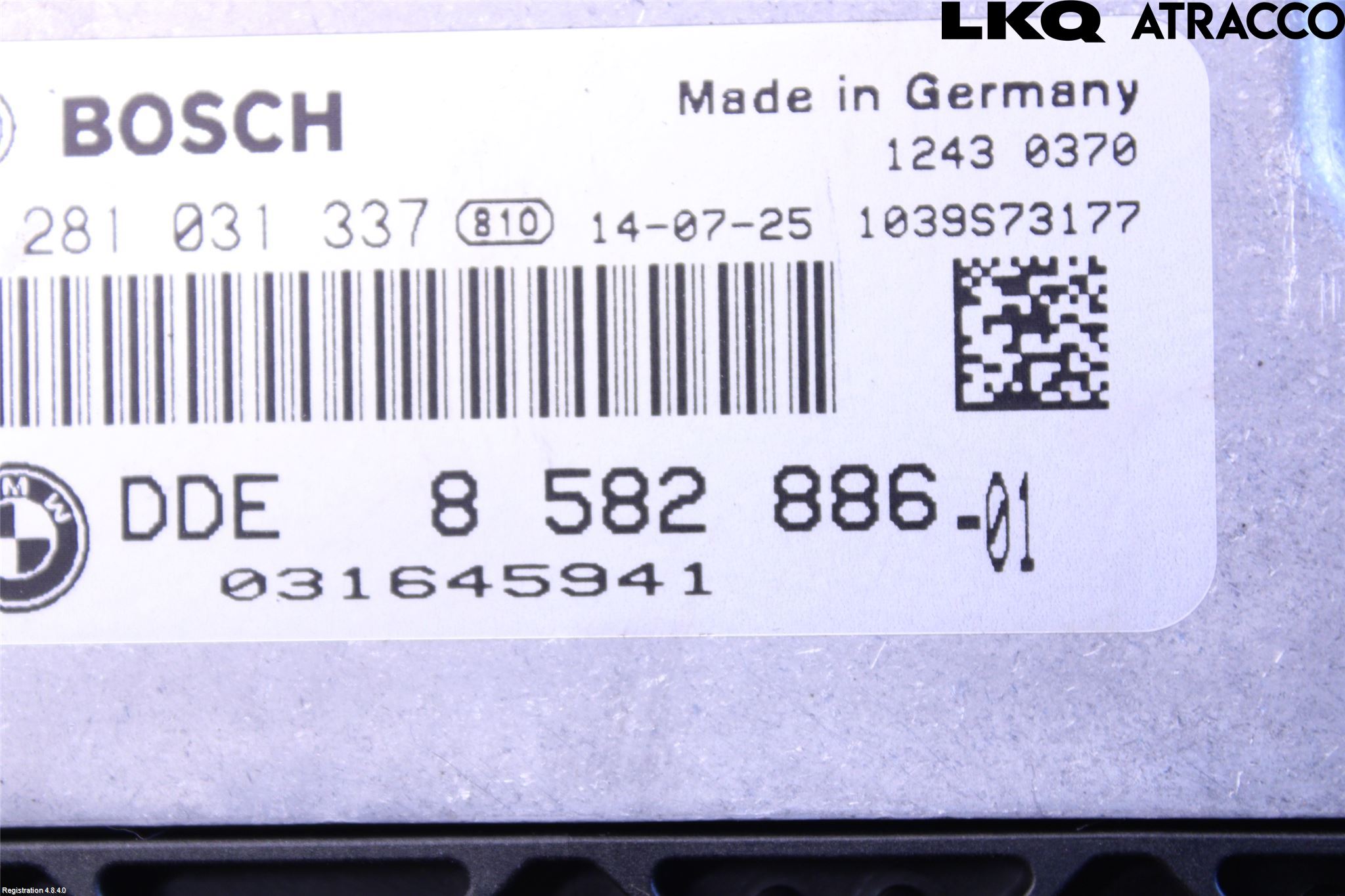 BMW X3 F25 10-17 Styreenhet Dieselpumpe
