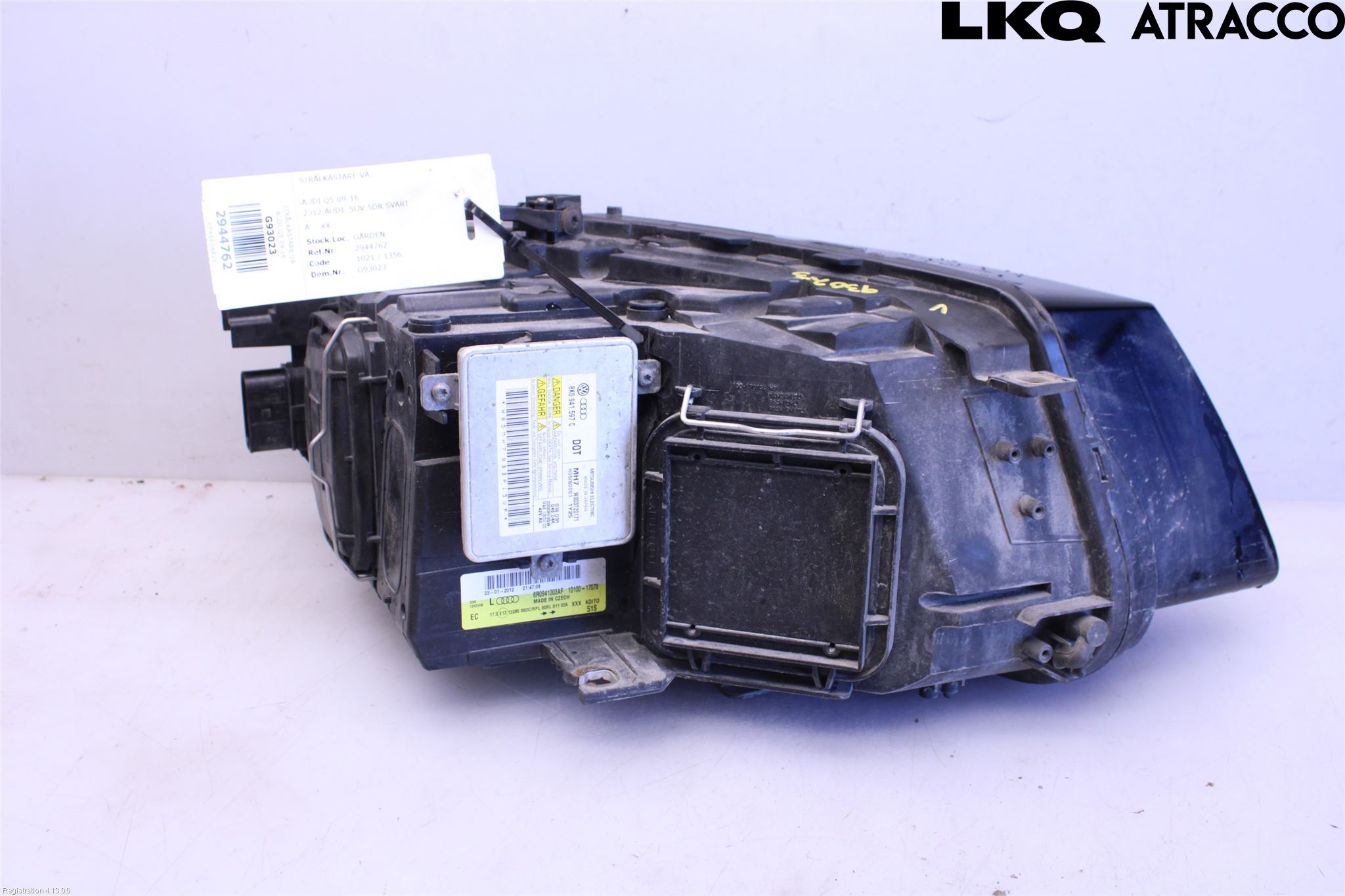 Audi Q5 09-16 Frontlykt Venstre