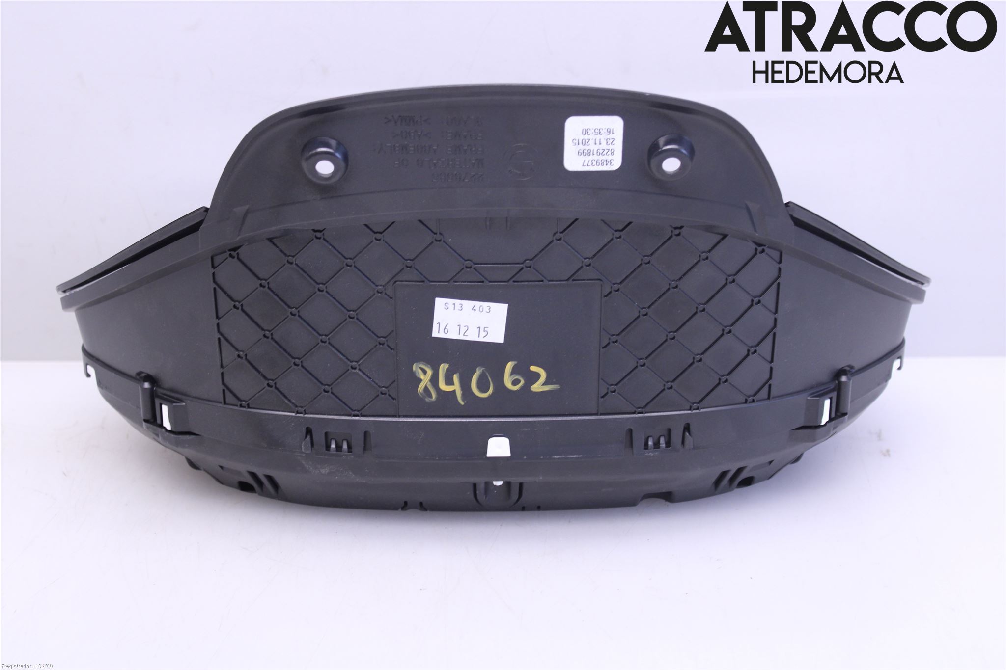 BMW 3 F30/F31/F80 12-19 Instr Kombinert