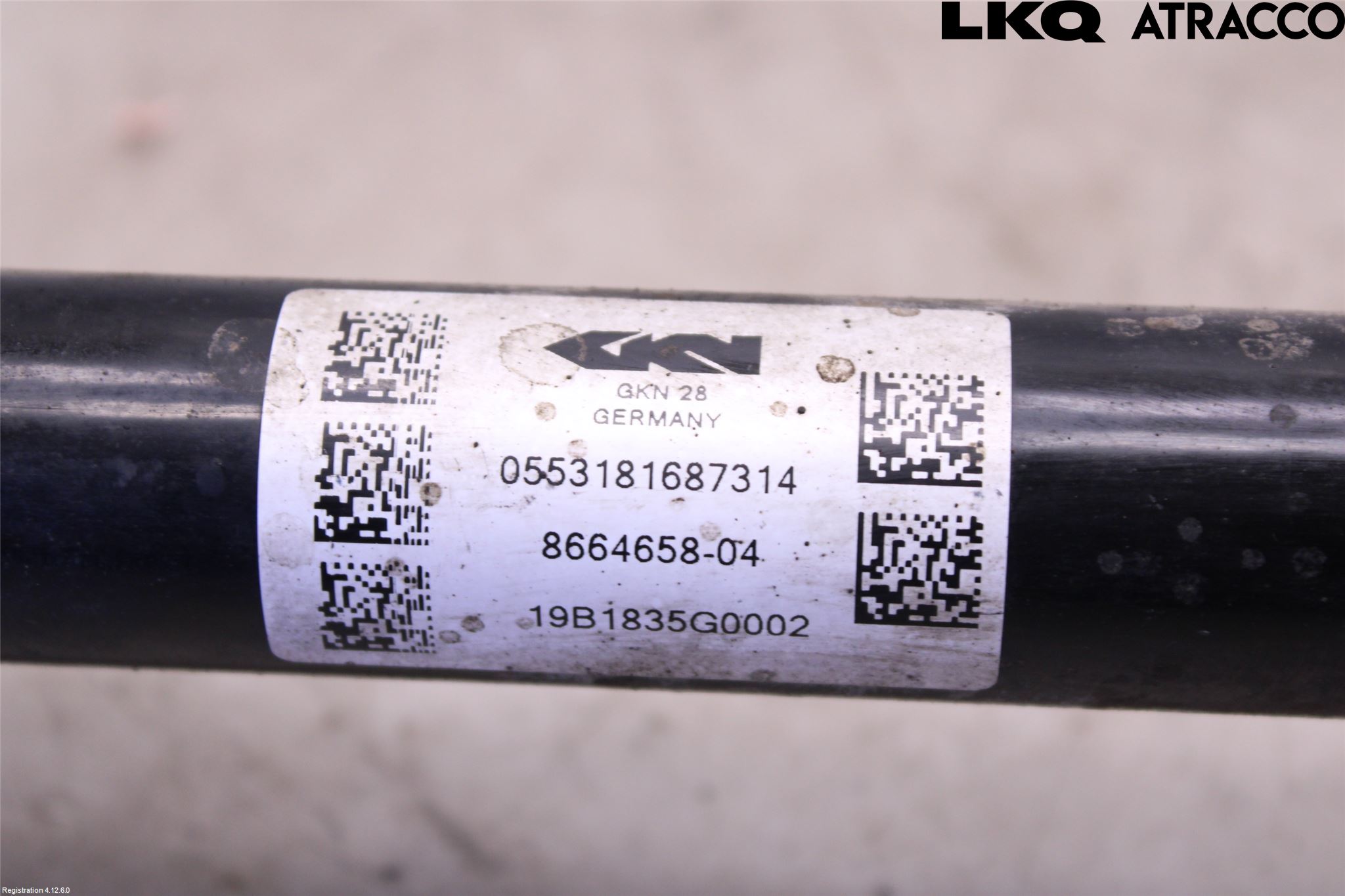 BMW 5 G30/G31/F90 17-23 Drivaksel Bak Kompl Høyre