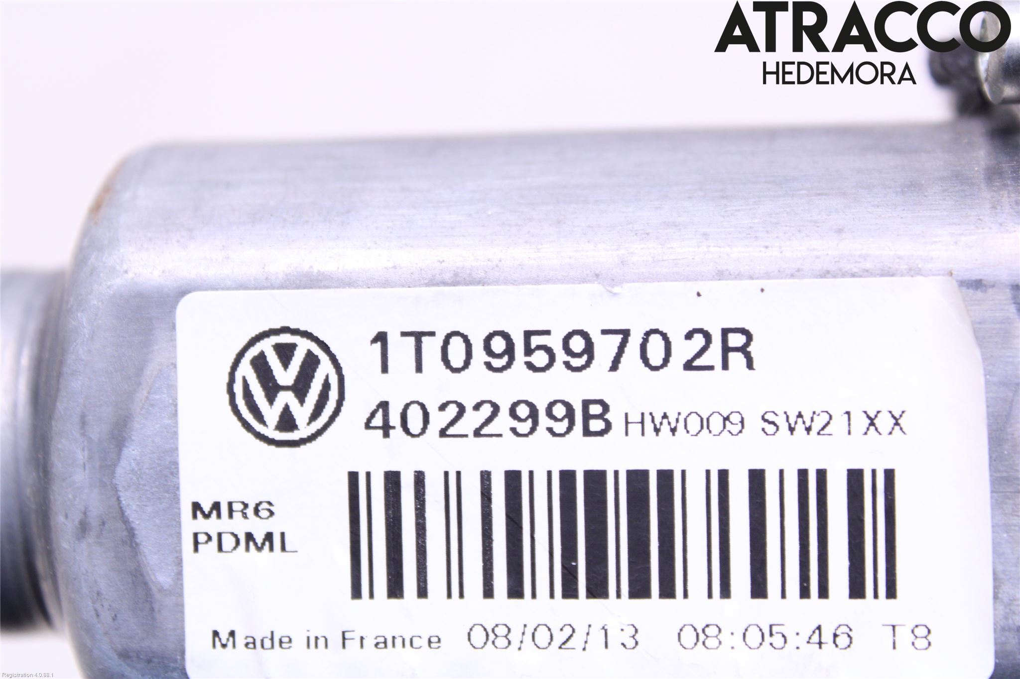 Volkswagen VW CADDY 11-15 Vindusheismotor