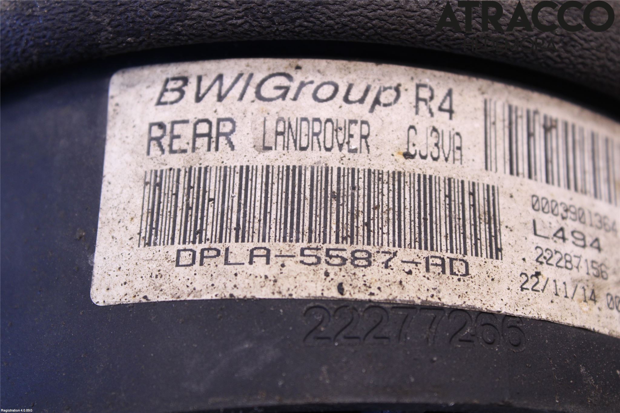Landrover RANGE ROVER SPORT (L494) 14-22 Nivåreg Belg - Luftpute