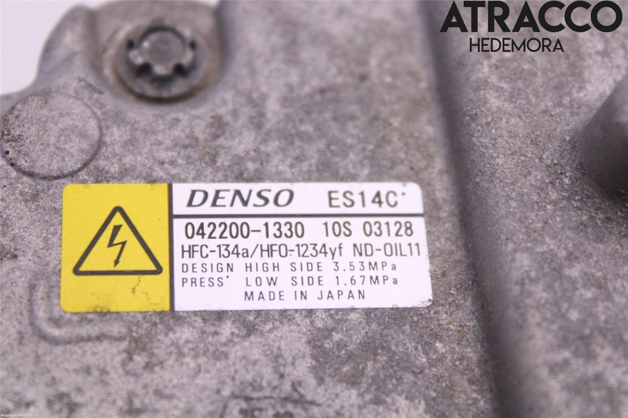 Toyota AURIS 13-19 Varme Ac Kompressor