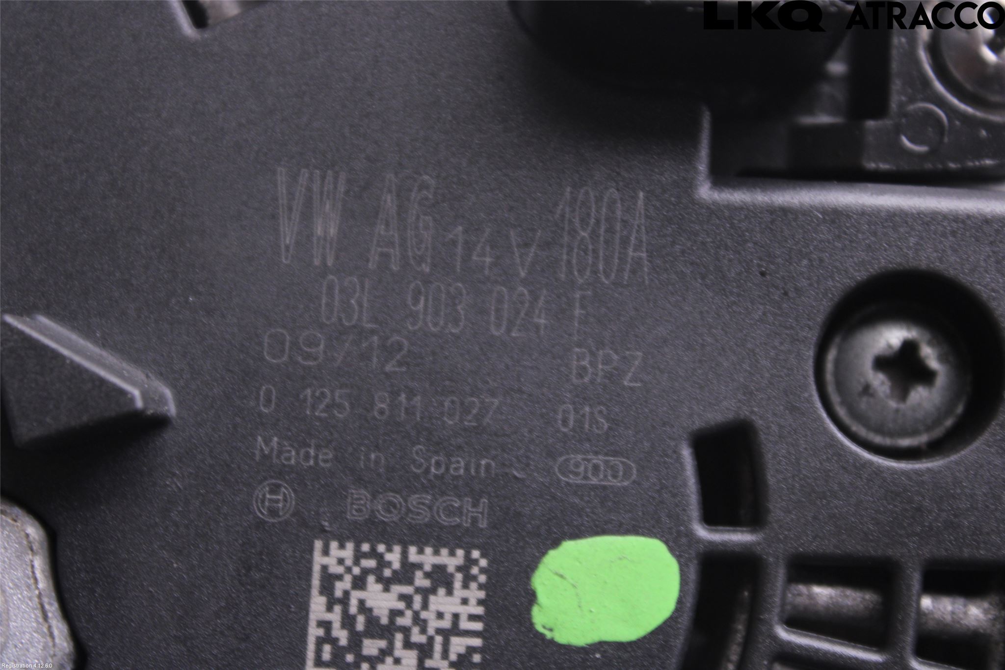 Volkswagen VW PASSAT 11-14 Dynamo