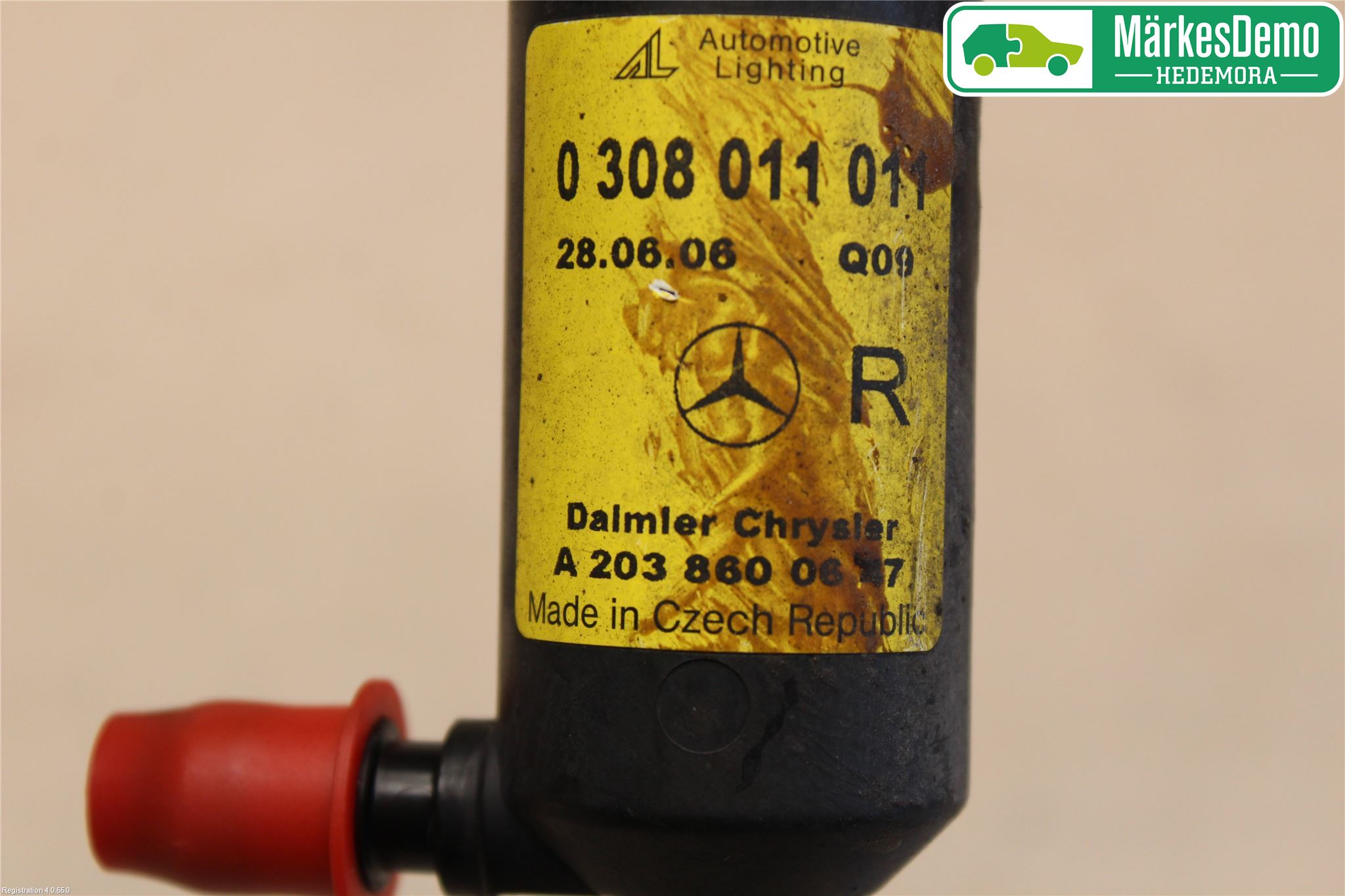 Mercedes-Benz MB C (203) 00-07 Spylerdyse Frontlykter