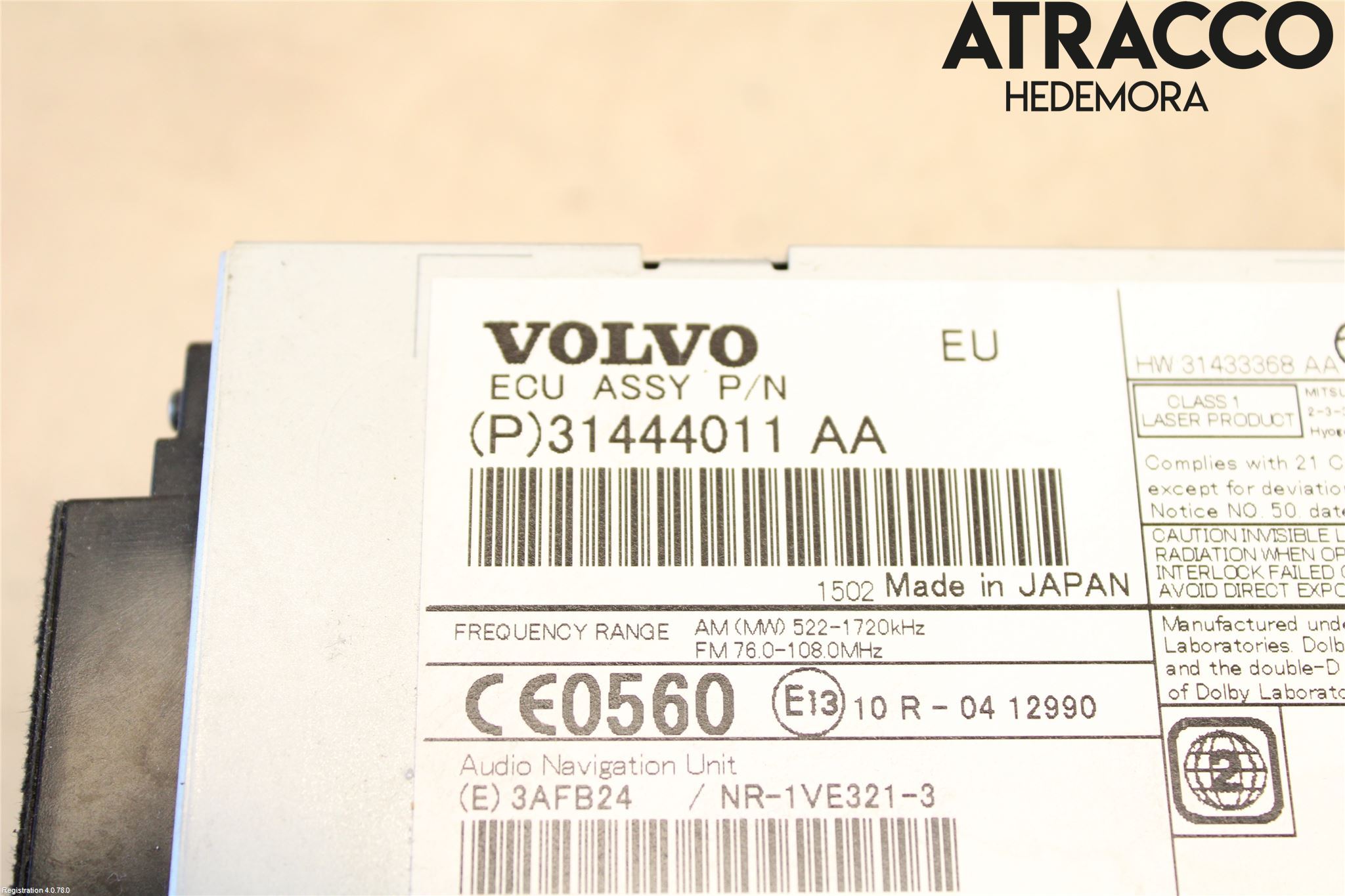 Volvo V70 14-16 Stereo Radio Med Cd