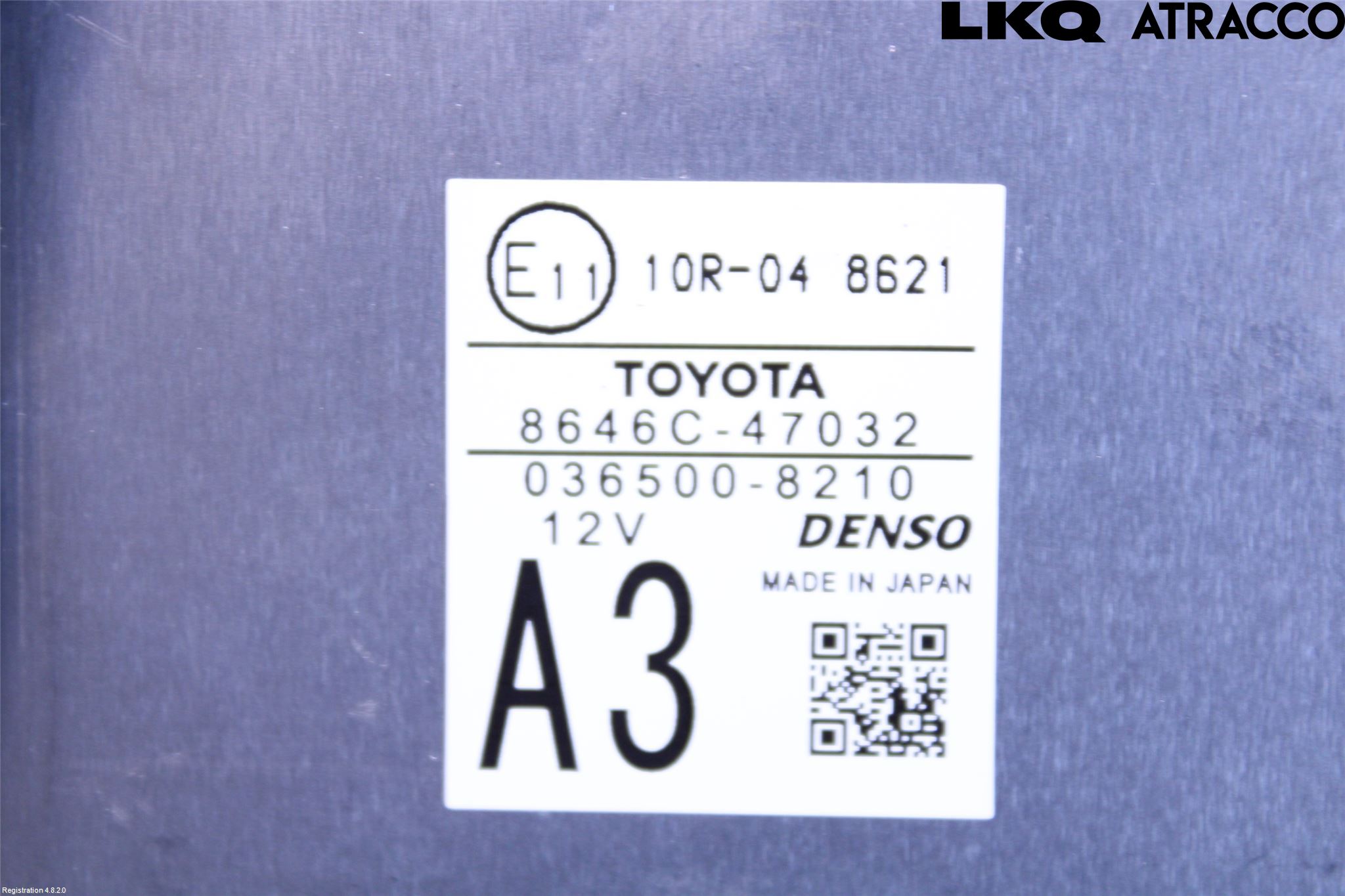 Toyota PRIUS (ZVW50) 16-21 Sensor Kollisjonsbeskyttelse