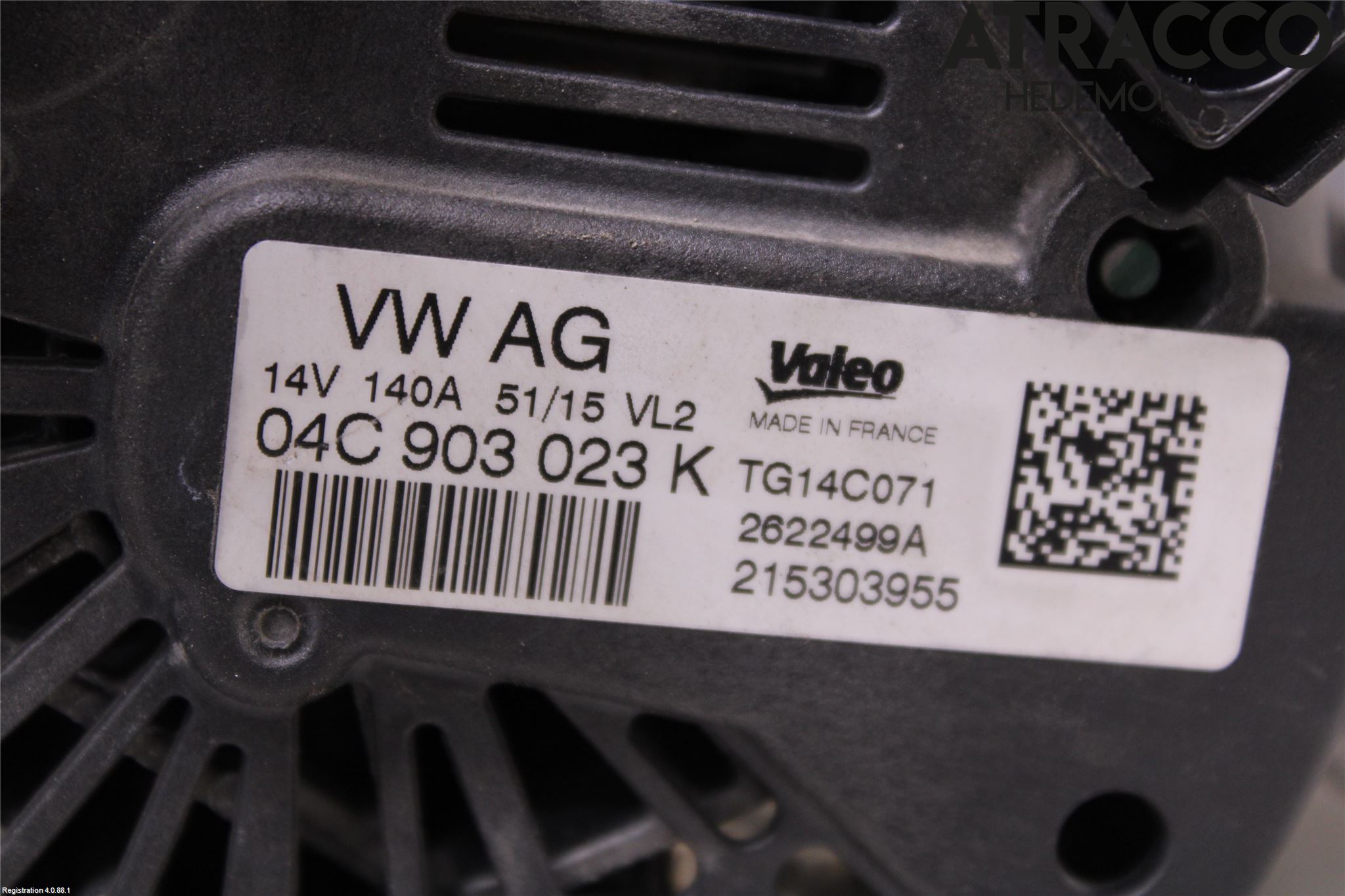 Audi A3/S3 8V 13-20 Dynamo