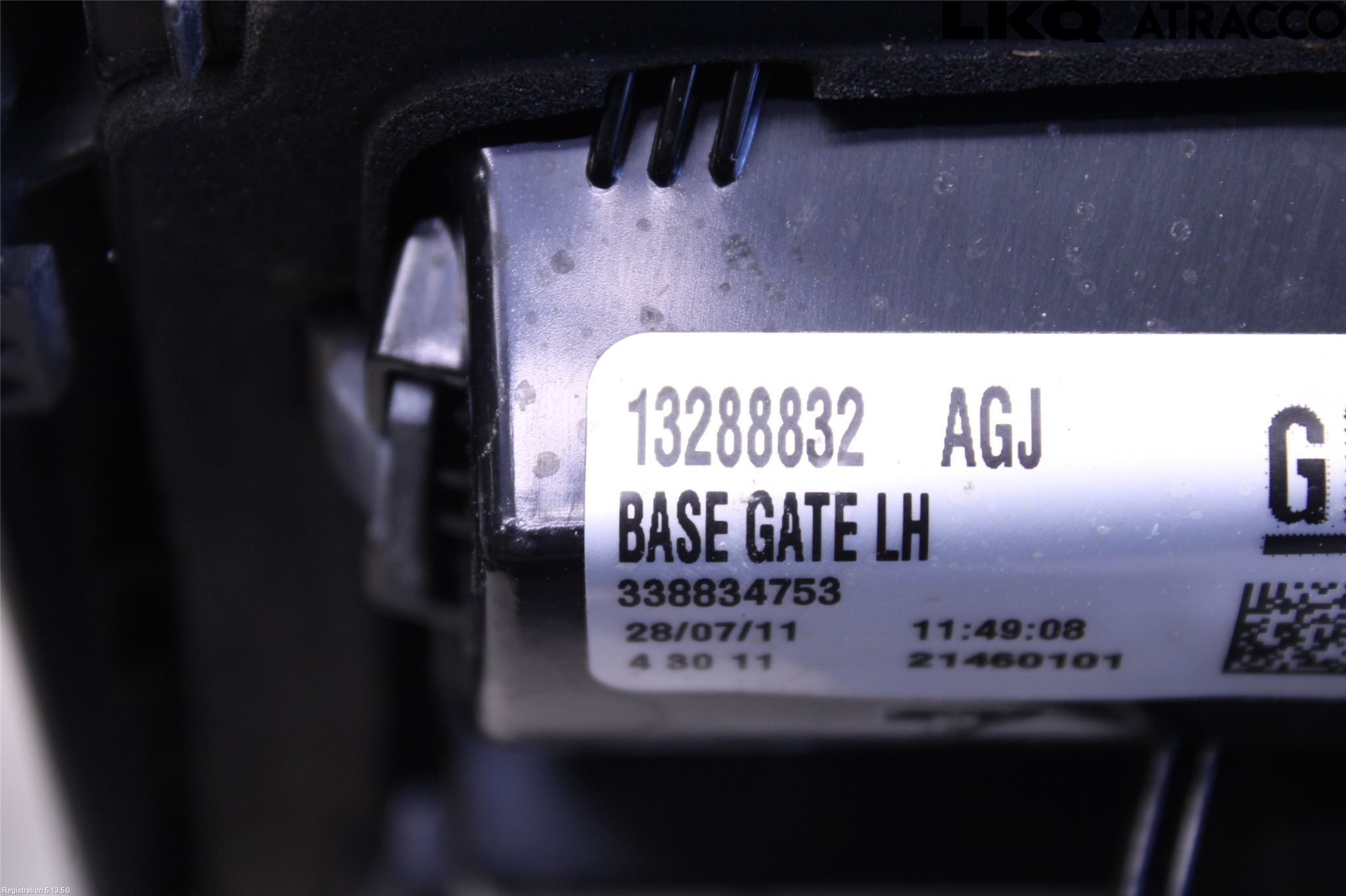 Opel ZAFIRA C 12-19 Baklykt Venstre  På Luke(Indre