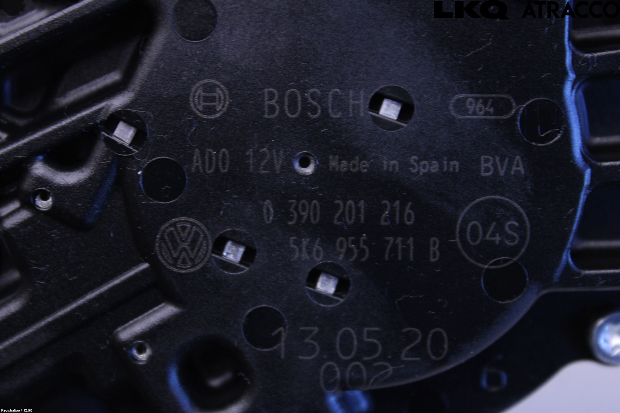 Volkswagen VW POLO 10-17 Viskermotor Bakluke