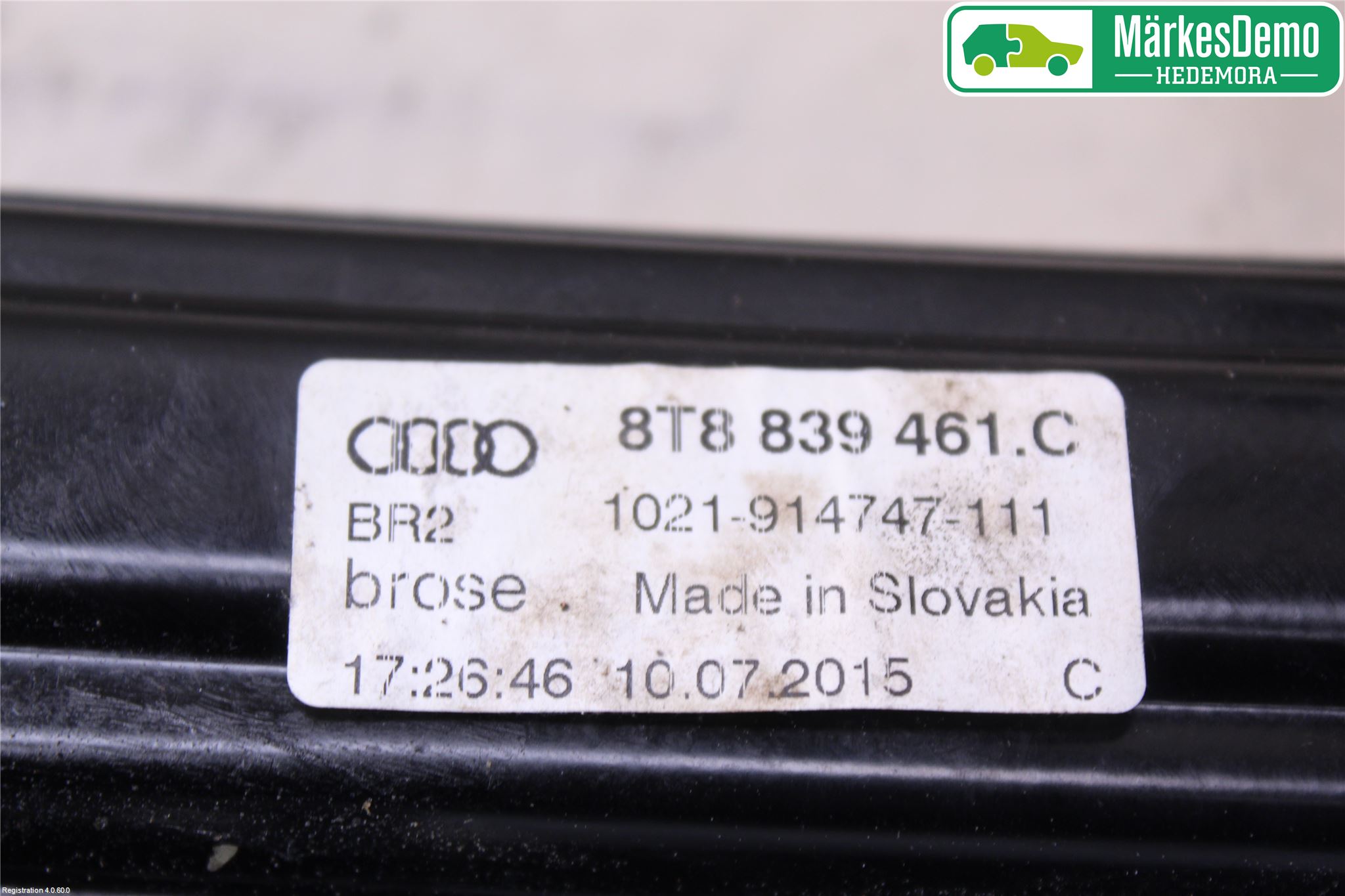 Audi A5 07-16 Vindusheis El Komp