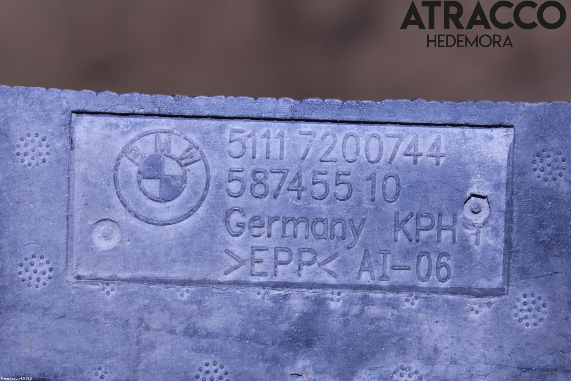 BMW 5 F10/F11/F18 09-17 Støtfanger Foran Deformelemen