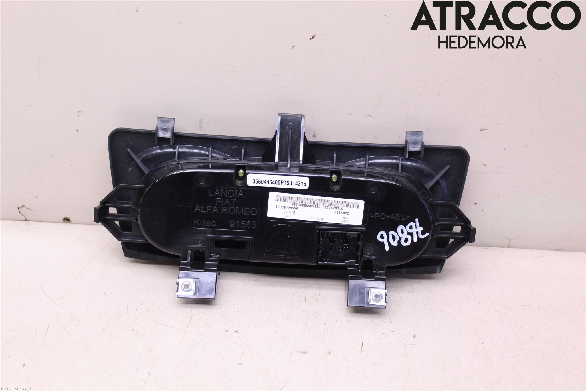 Fiat TIPO/CROSS 16- Varme Ac Betjening-Display