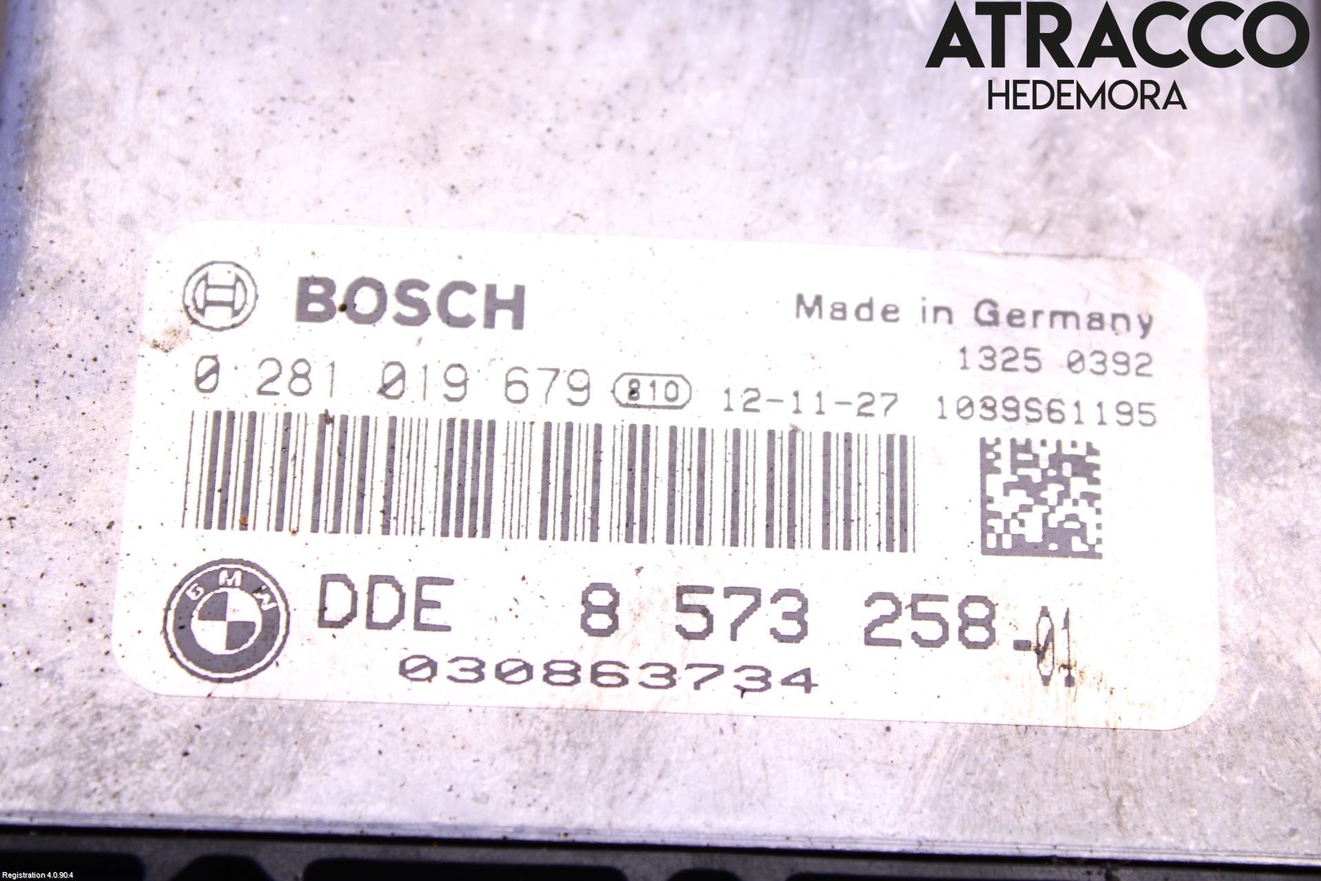 BMW 3 F30/F31/F80 12-19 Styreenhet Dieselpumpe
