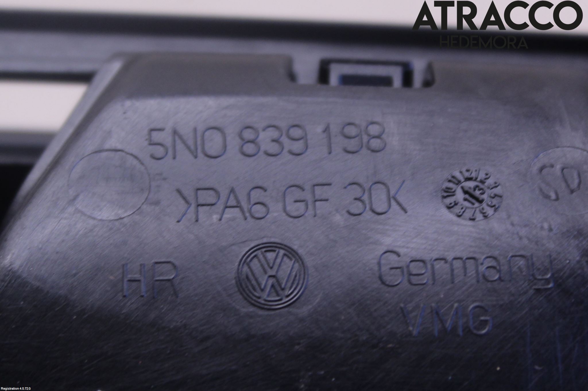 Volkswagen VW TIGUAN 07-16 Innr Dørhandtak H Indre