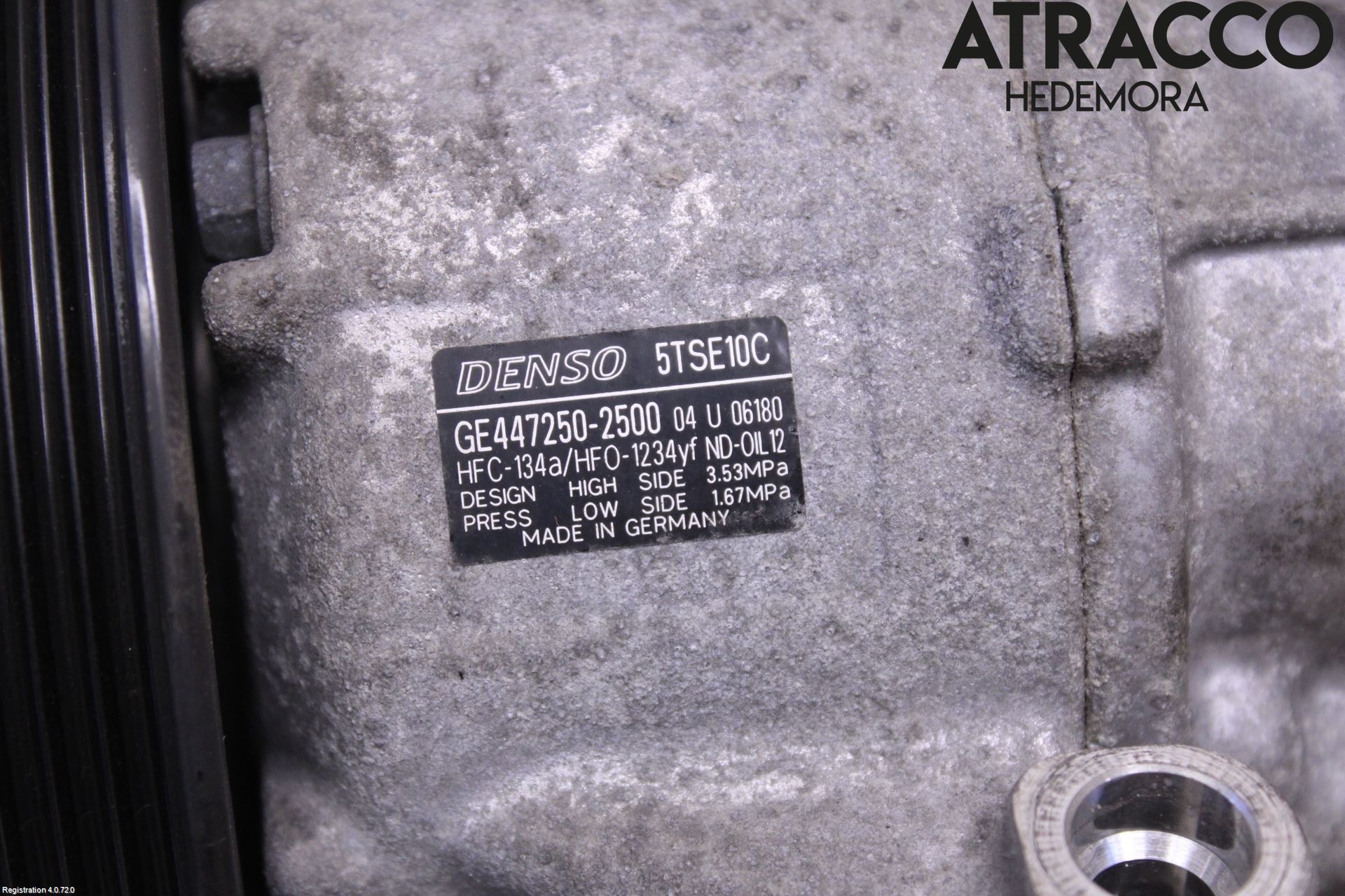 Toyota YARIS XP130 15-20 Varme Ac Kompressor