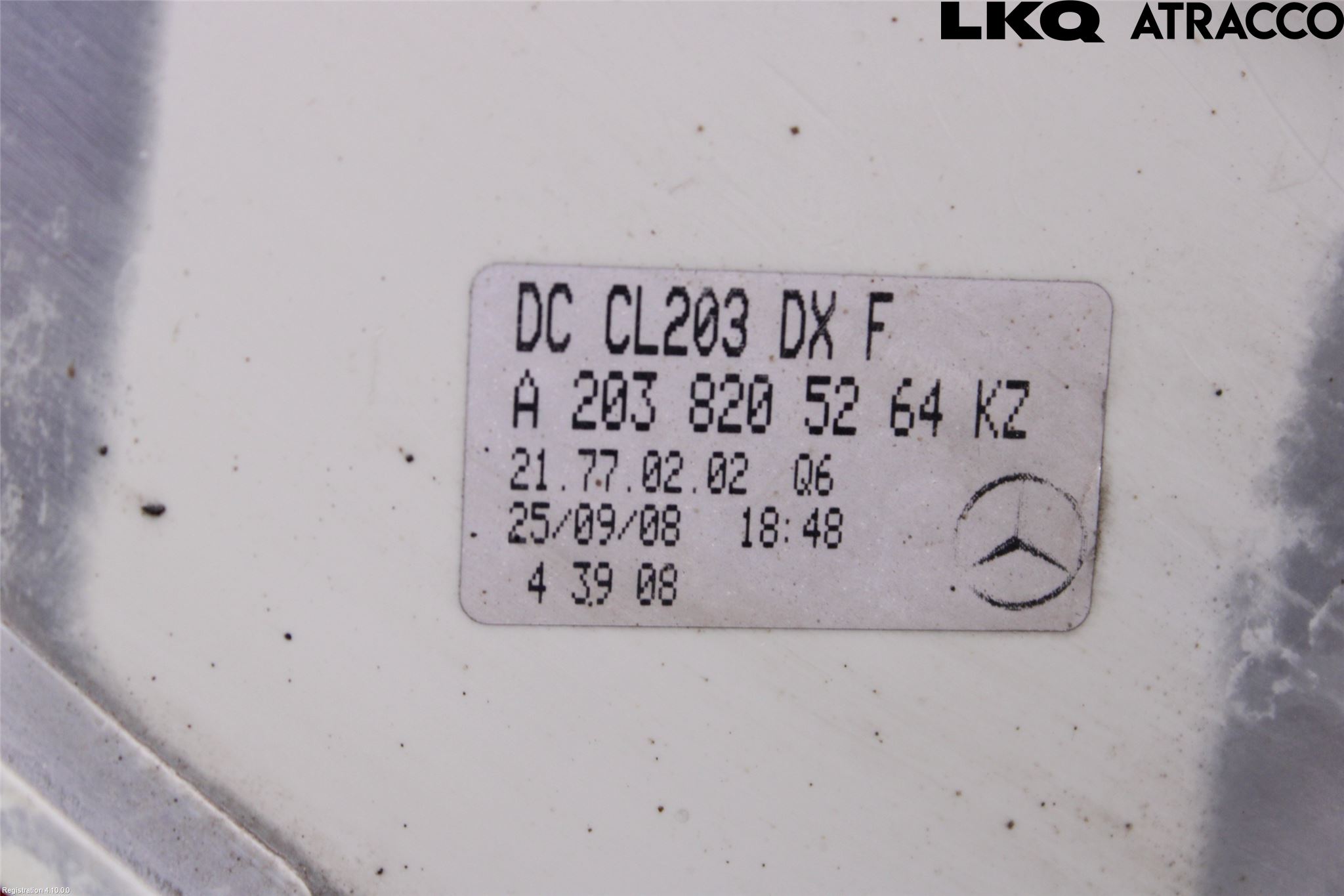 Mercedes-Benz MB CLC-KLASS (CL203) 08-11 Baklykt Venstre