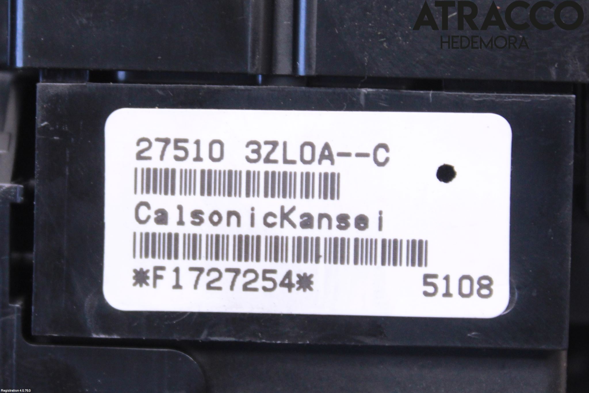 Nissan PULSAR Varme Ac Betjening-Display