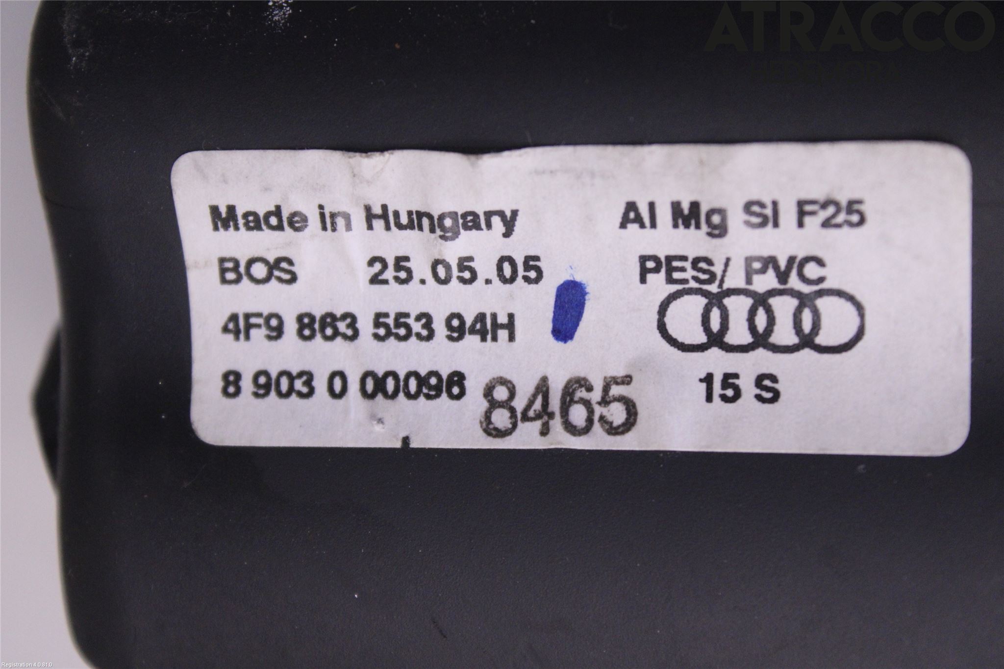 Audi A6/S6     05-11 Innr Innsyn Beskytelse Stv