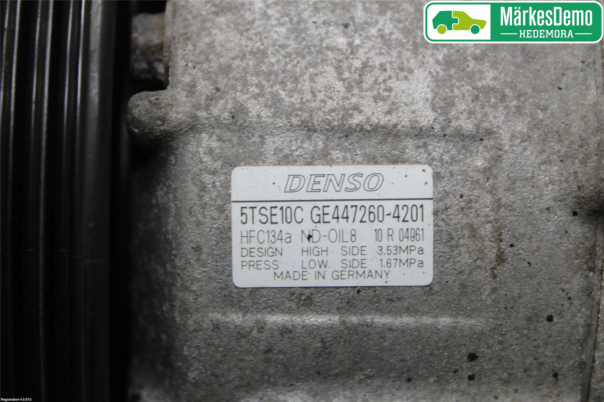 Toyota YARIS XP130 15-20 Varme Ac Kompressor