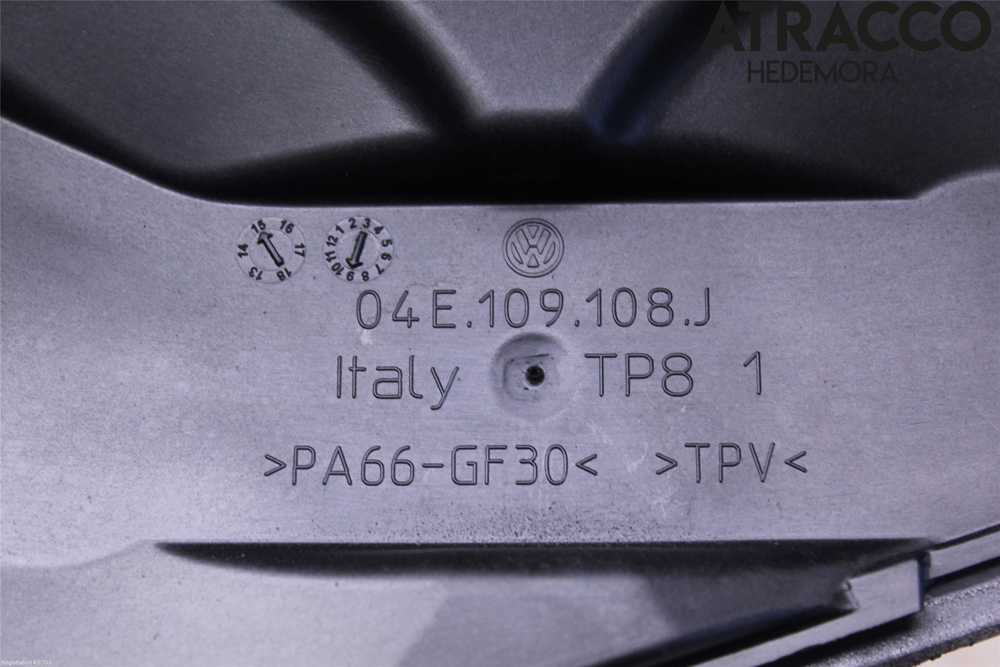 Volkswagen VW GOLF / E-GOLF VII 13-20 Registerreim Deksel
