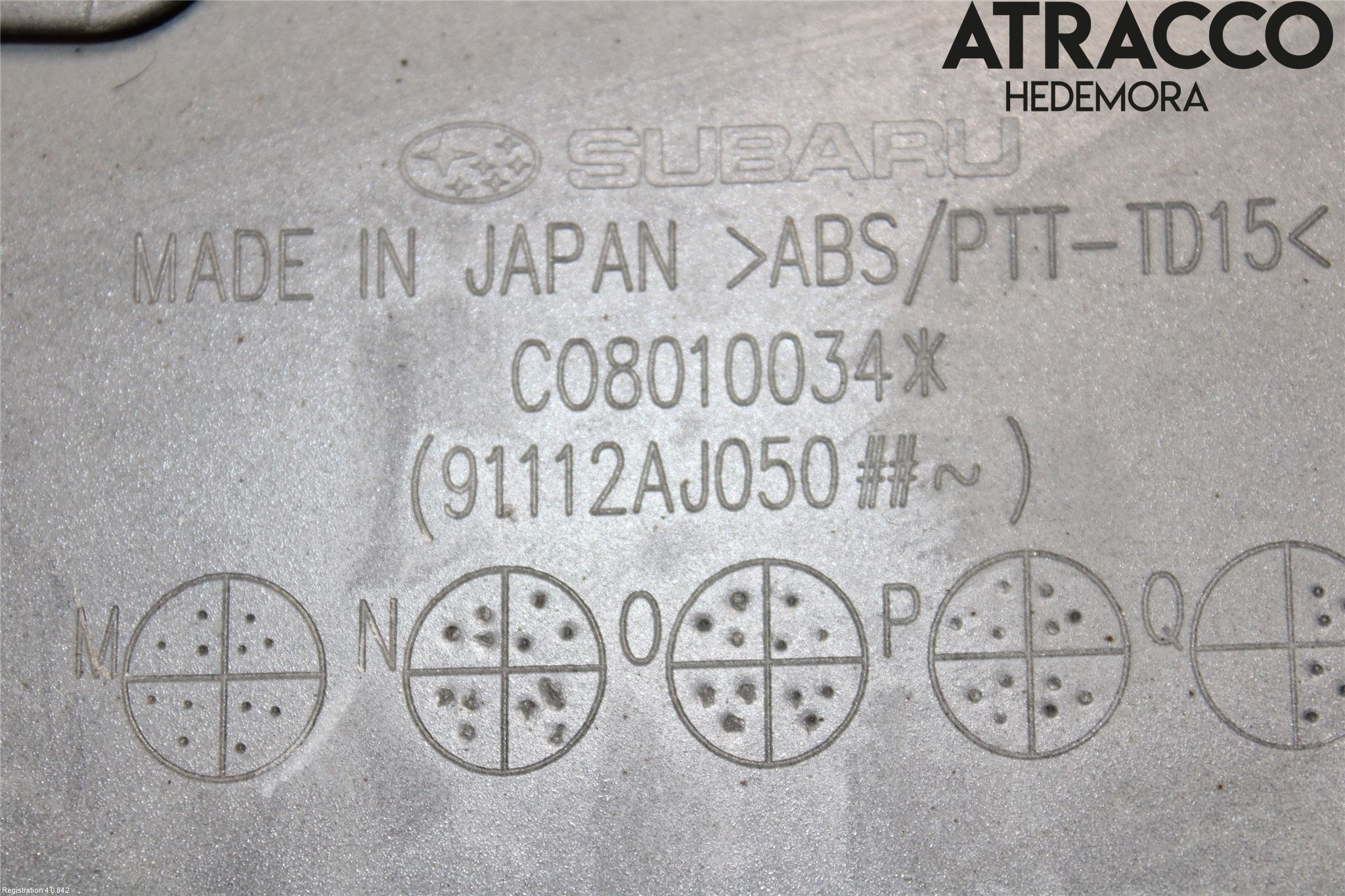 Subaru OUTBACK 10-15 List Bak-Bakluke