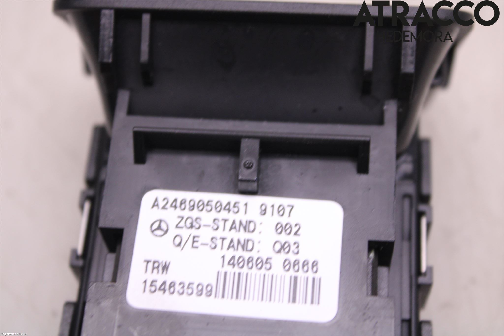 Mercedes-Benz MB B-KLASS (W246/W242) 12-19 Bryter Parkeringsbrems